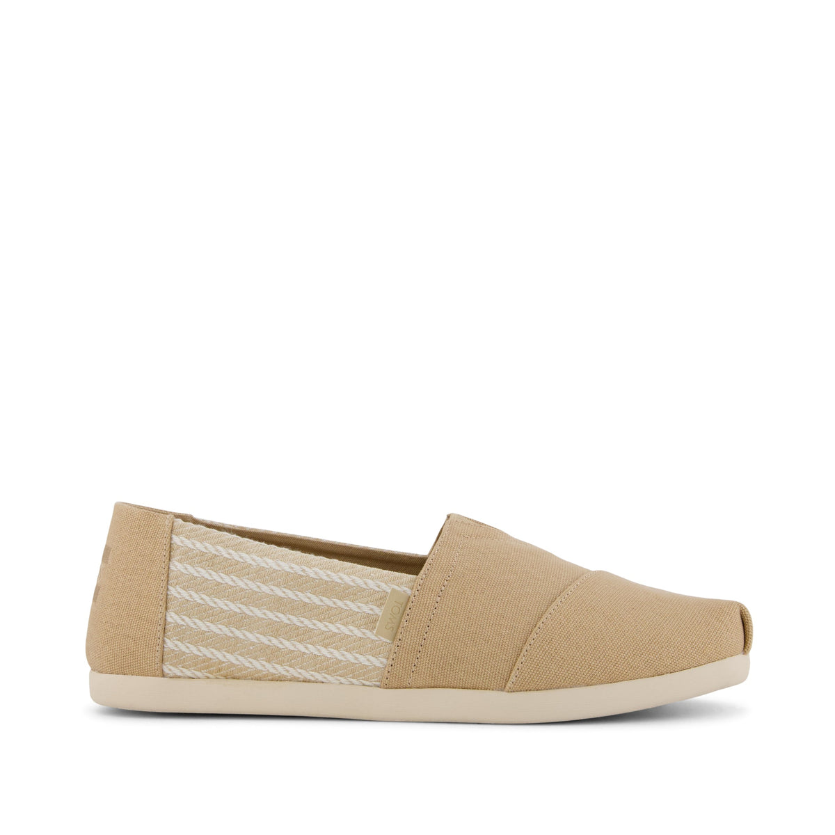 TOMS Classic Canvas Alpargatas Men\'s Shoes Black Striped size 10 NWOT Mens Alpargata Classic Natural Stripes – TOMS.com main image 2