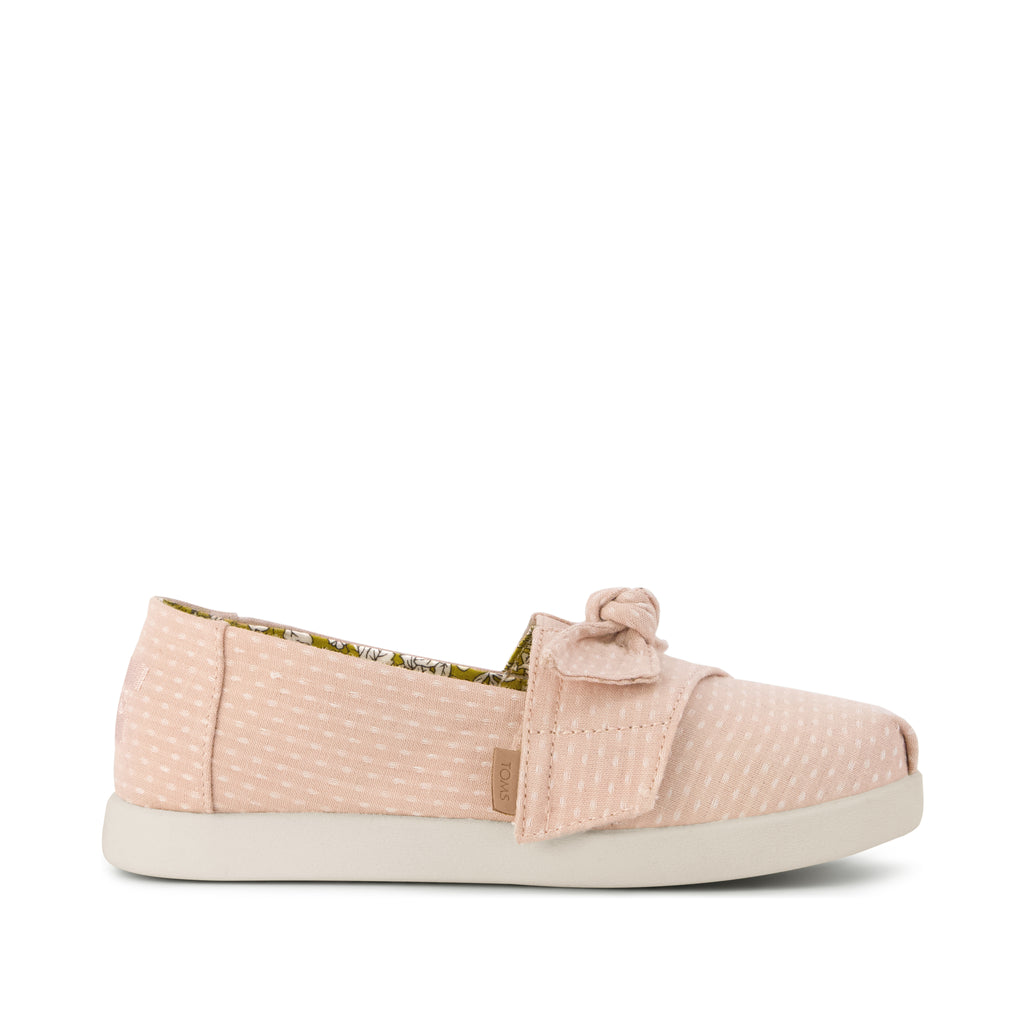 Alpargata Classic Kids Shoe -  Bloom Chambray Dot Side View