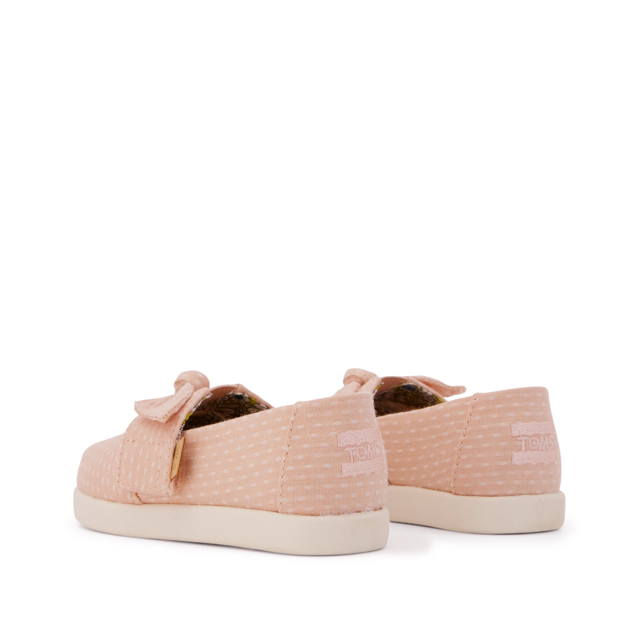 Alpargata Classic Toddler Shoe -  Bloom Chambray Dot Back View