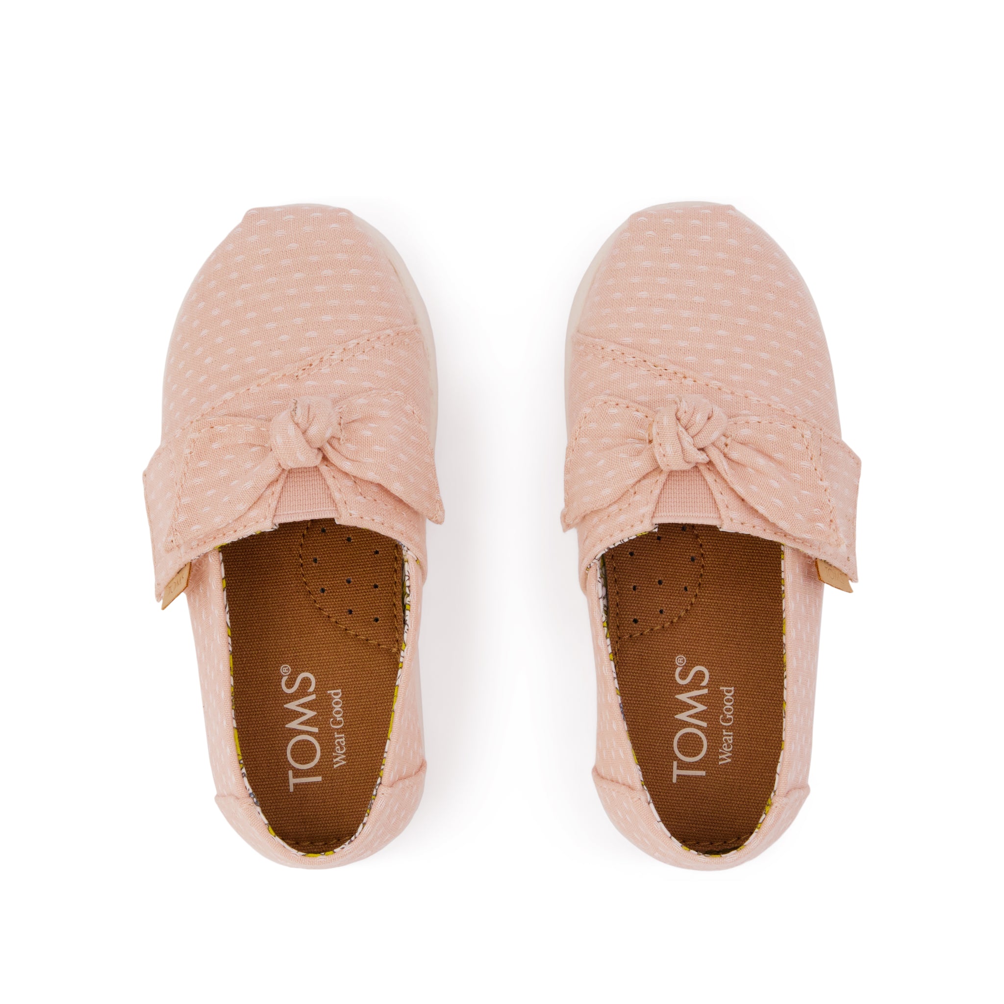 Alpargata Classic Toddler Shoe -  Bloom Chambray Dot Top View