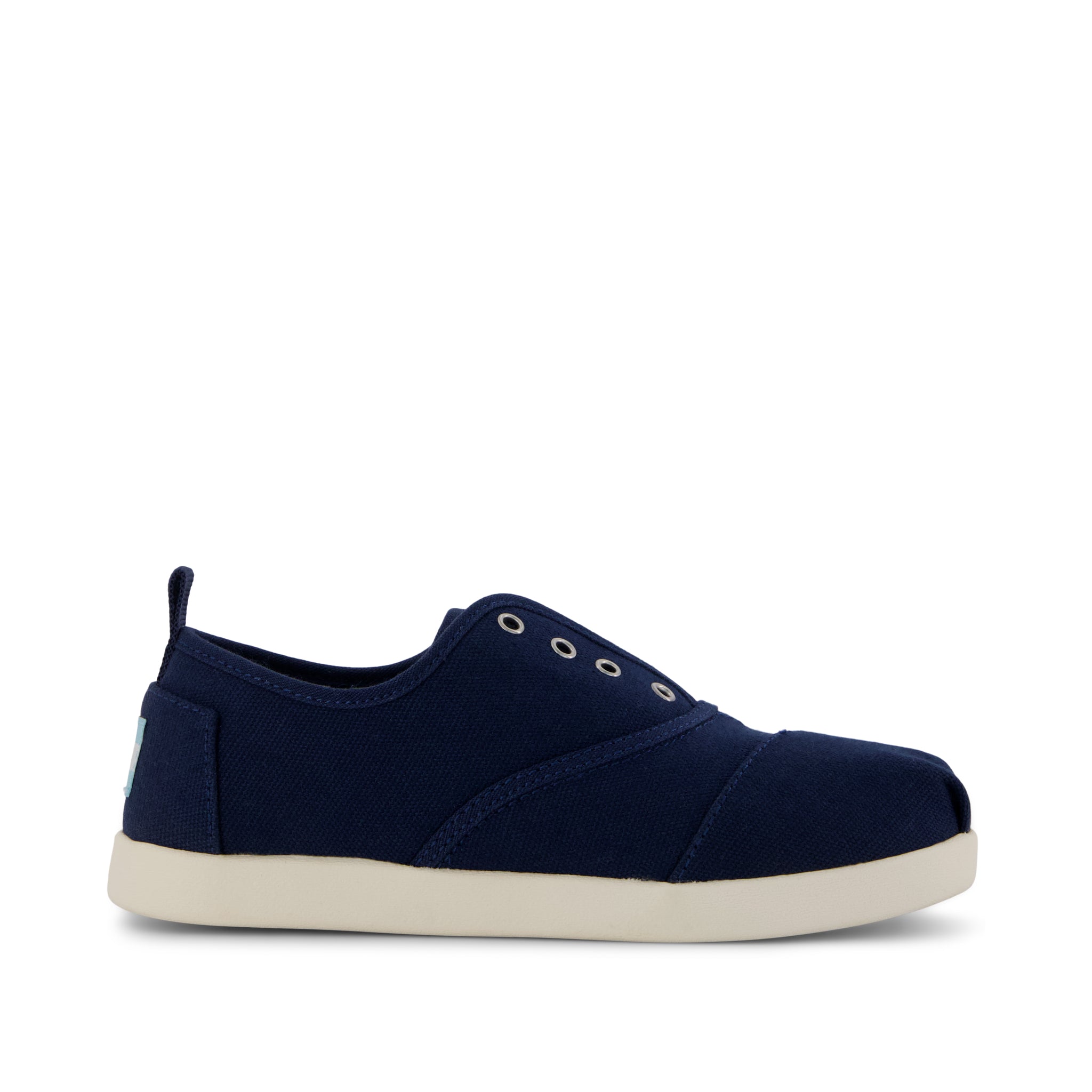 Cordones Plus Kids Sneaker - Navy Canvas  Side View