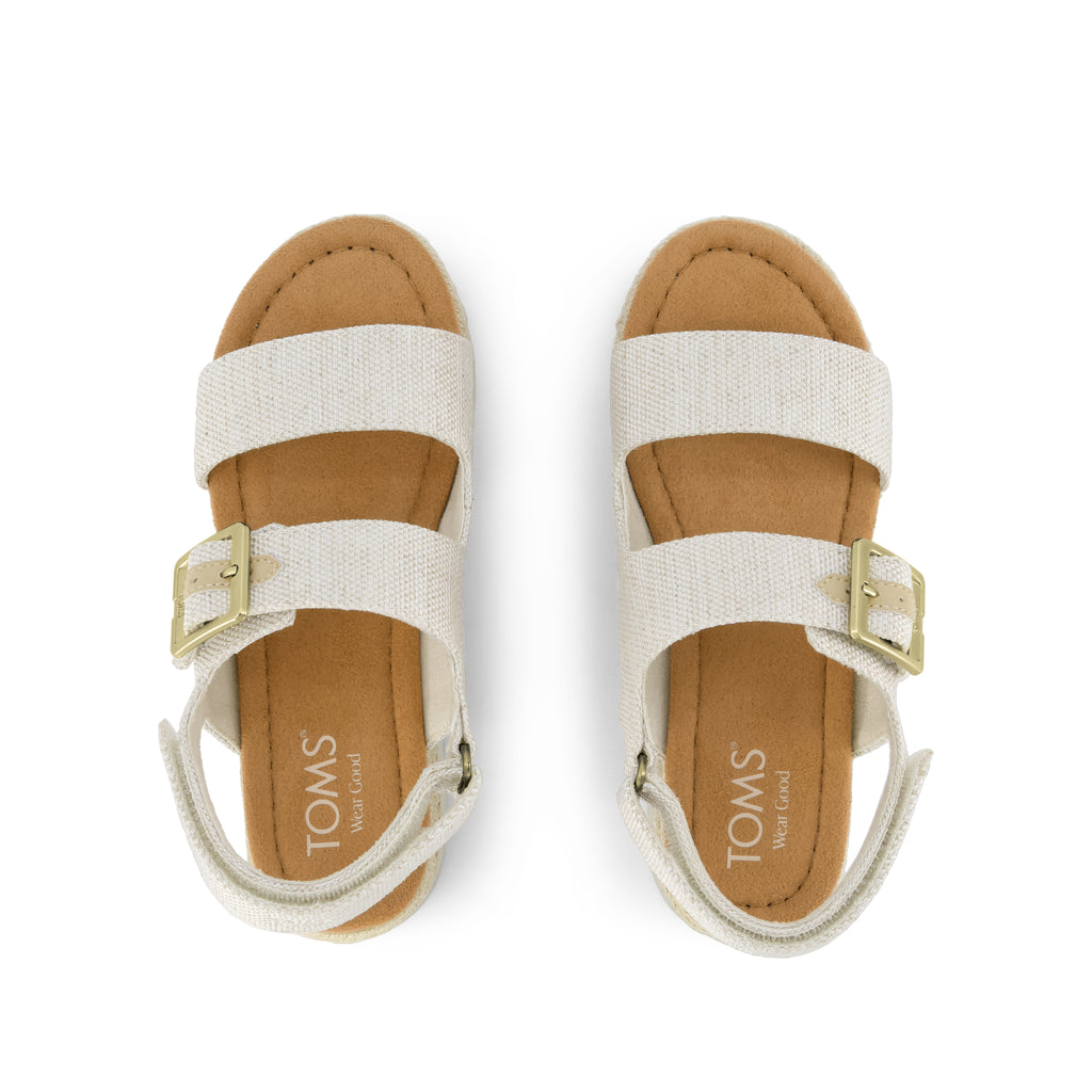 Giana Kids Sandal - Natural Top View