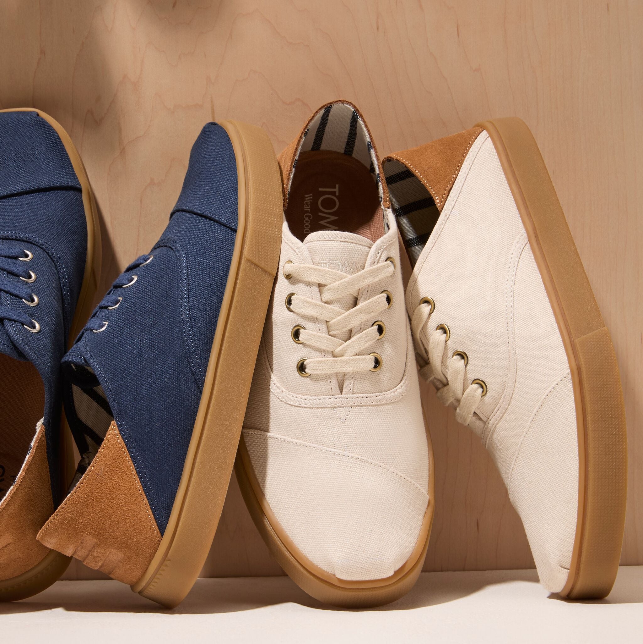 Mens Cordones Plus Sneaker Natural Canvas – TOMS.com