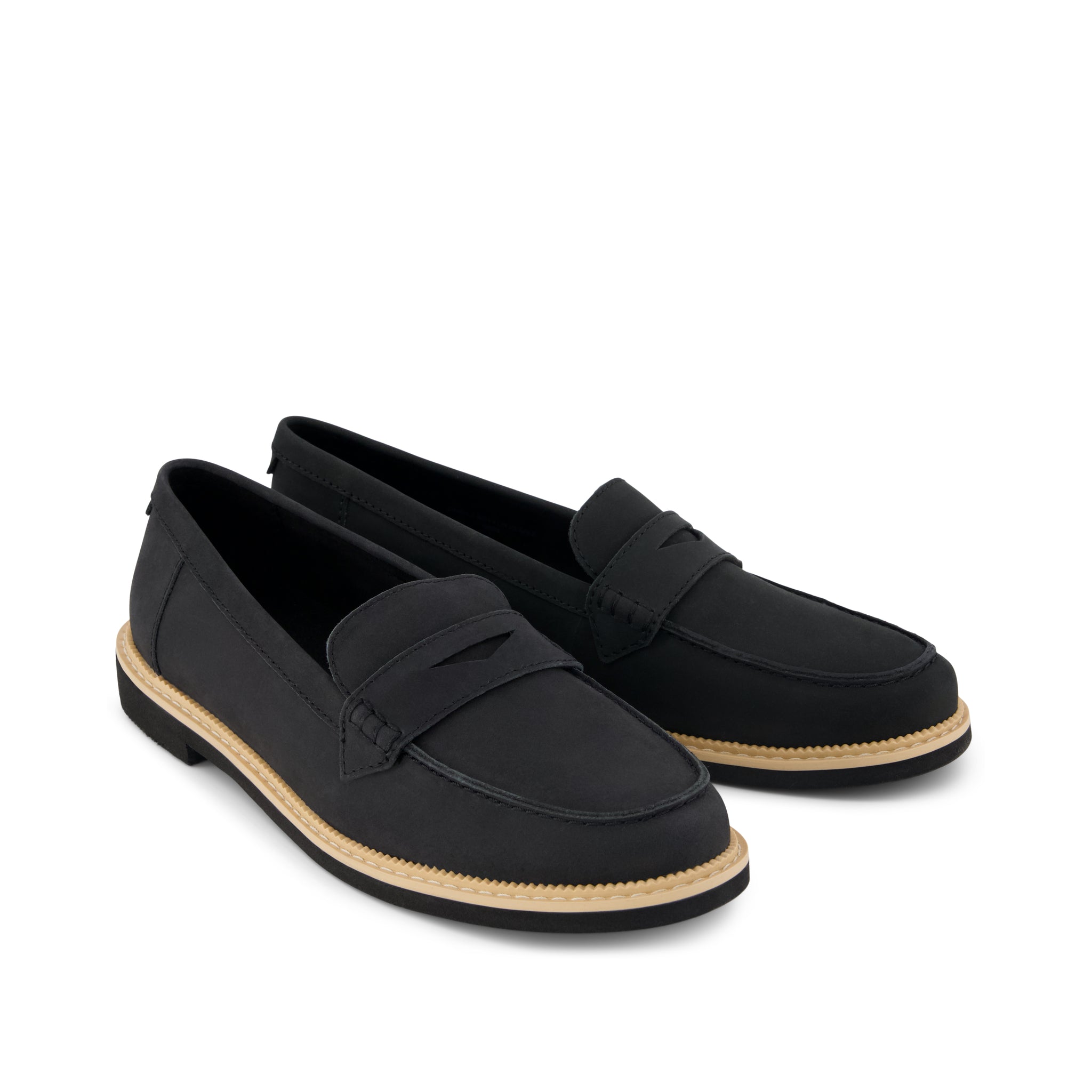 Womens Marie Loafer Black Leather Womens Marie Loafer Black Leather