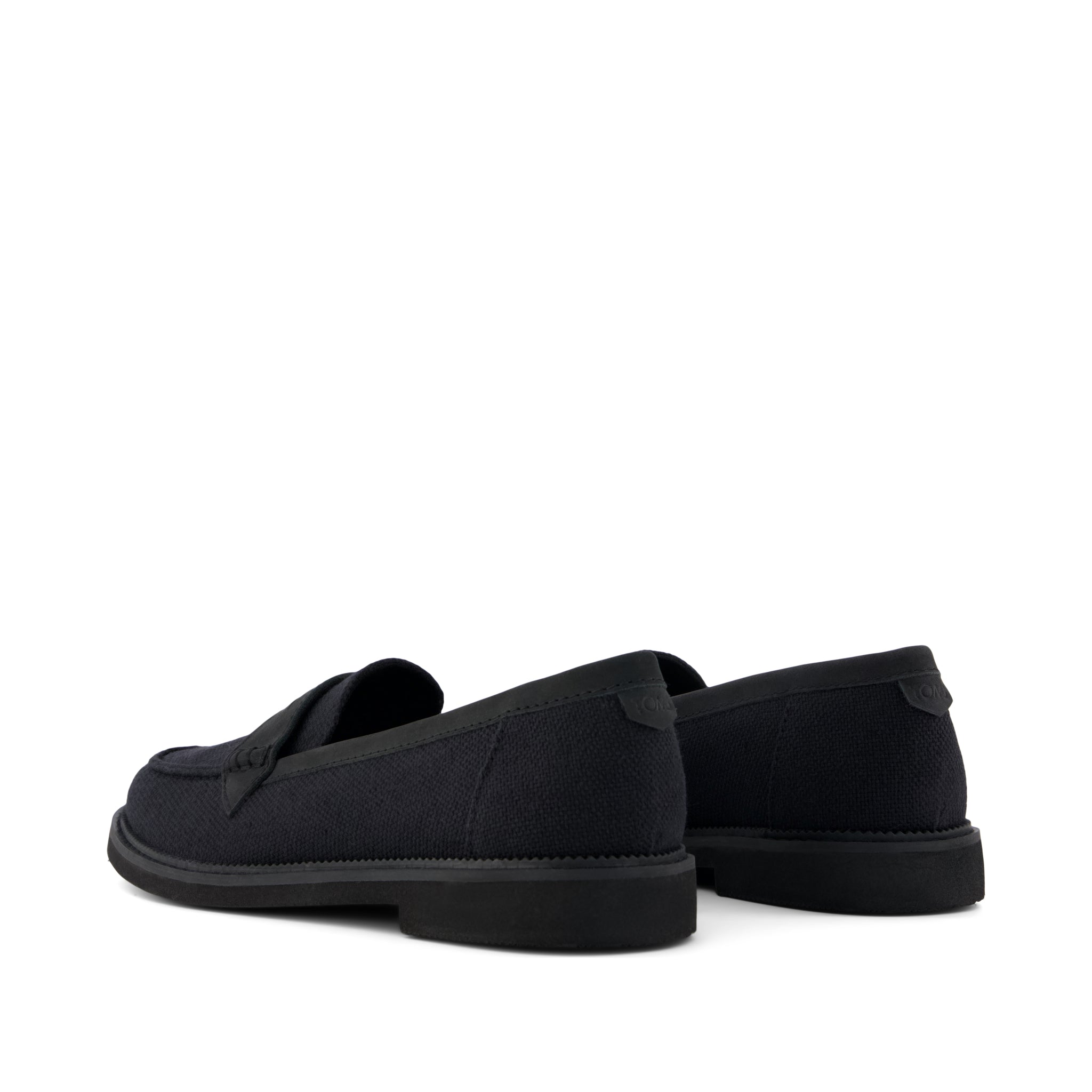 Womens Marie Loafer Black Textile – TOMS.com