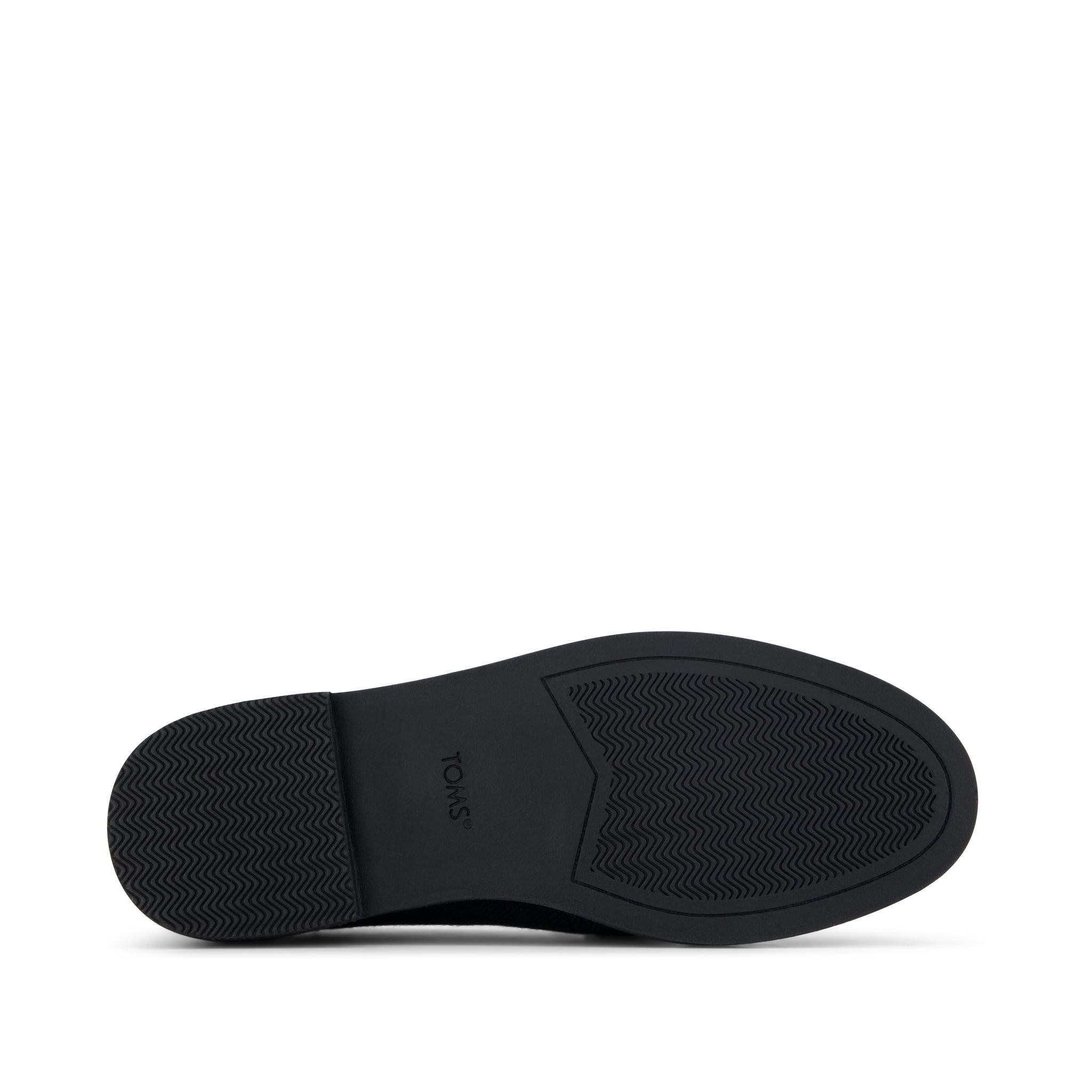 Marie Loafer - Black Textile Bottom Sole View