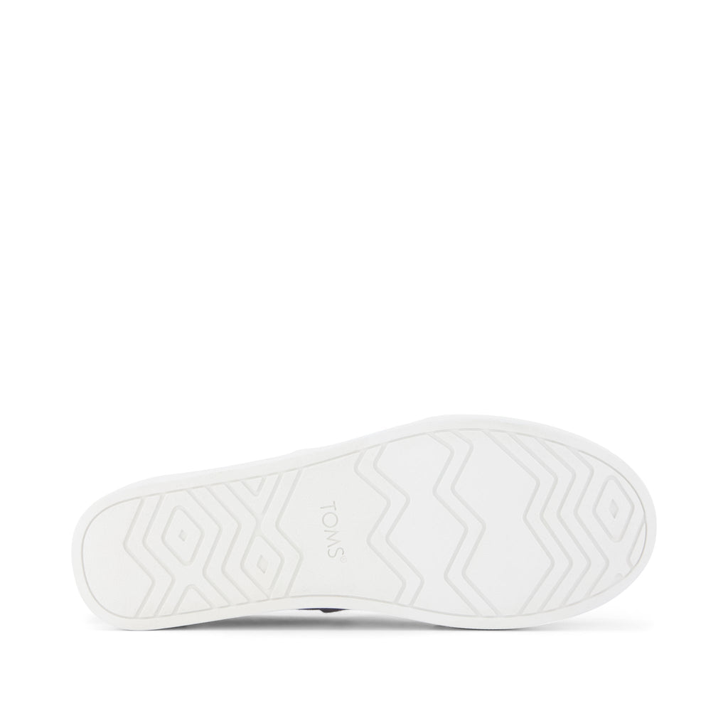 Asher Platform Slip On Sneaker - Grey Canvas Bottom Sole View