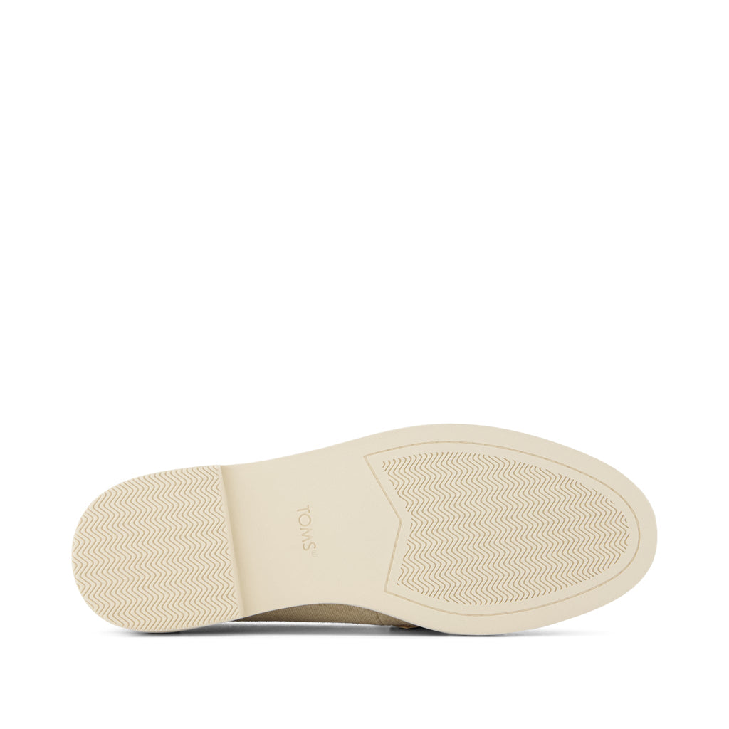 Marie Loafer - Natural Textile Bottom Sole View
