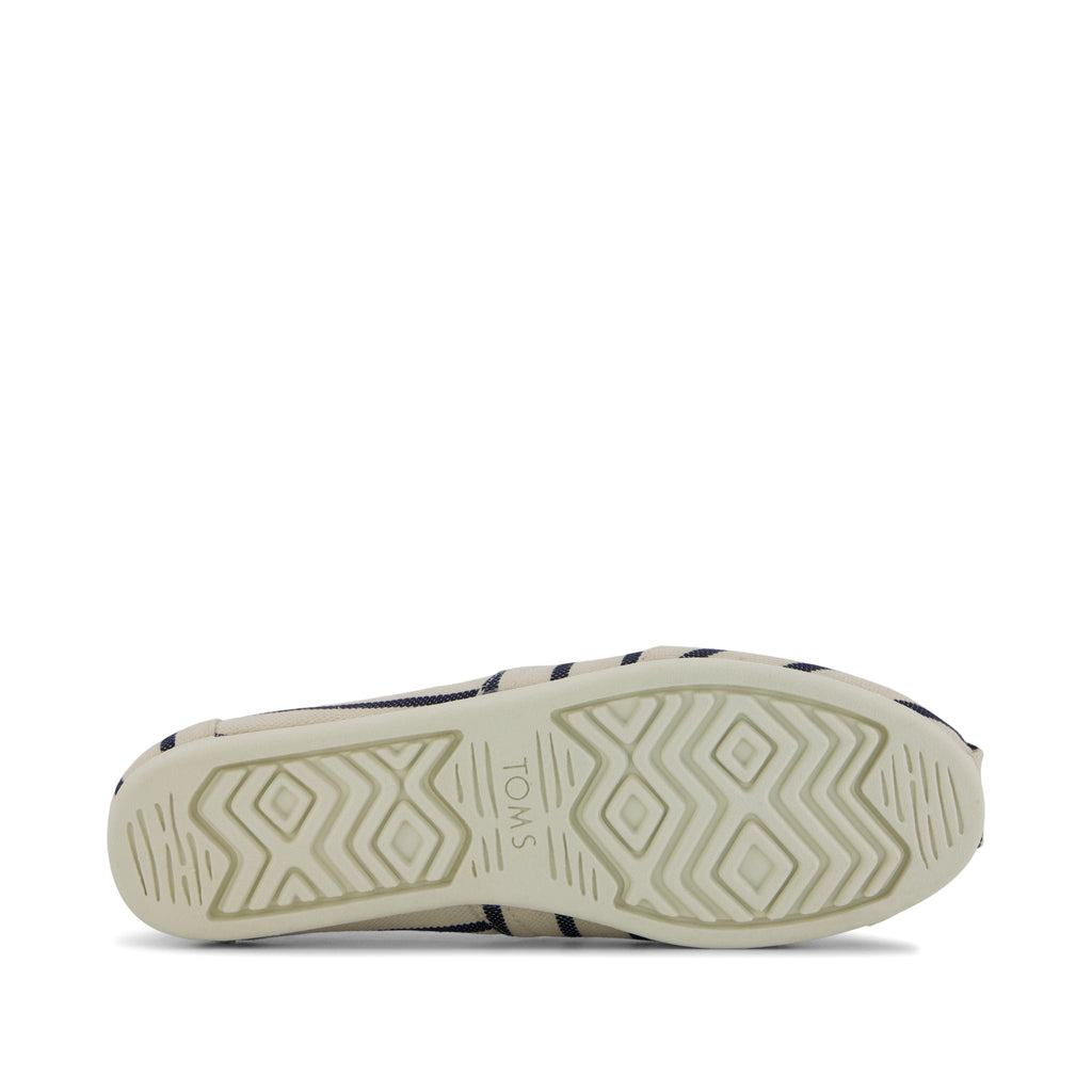 Alpargata Classic - Navy Riviera Stripe Bottom Sole View