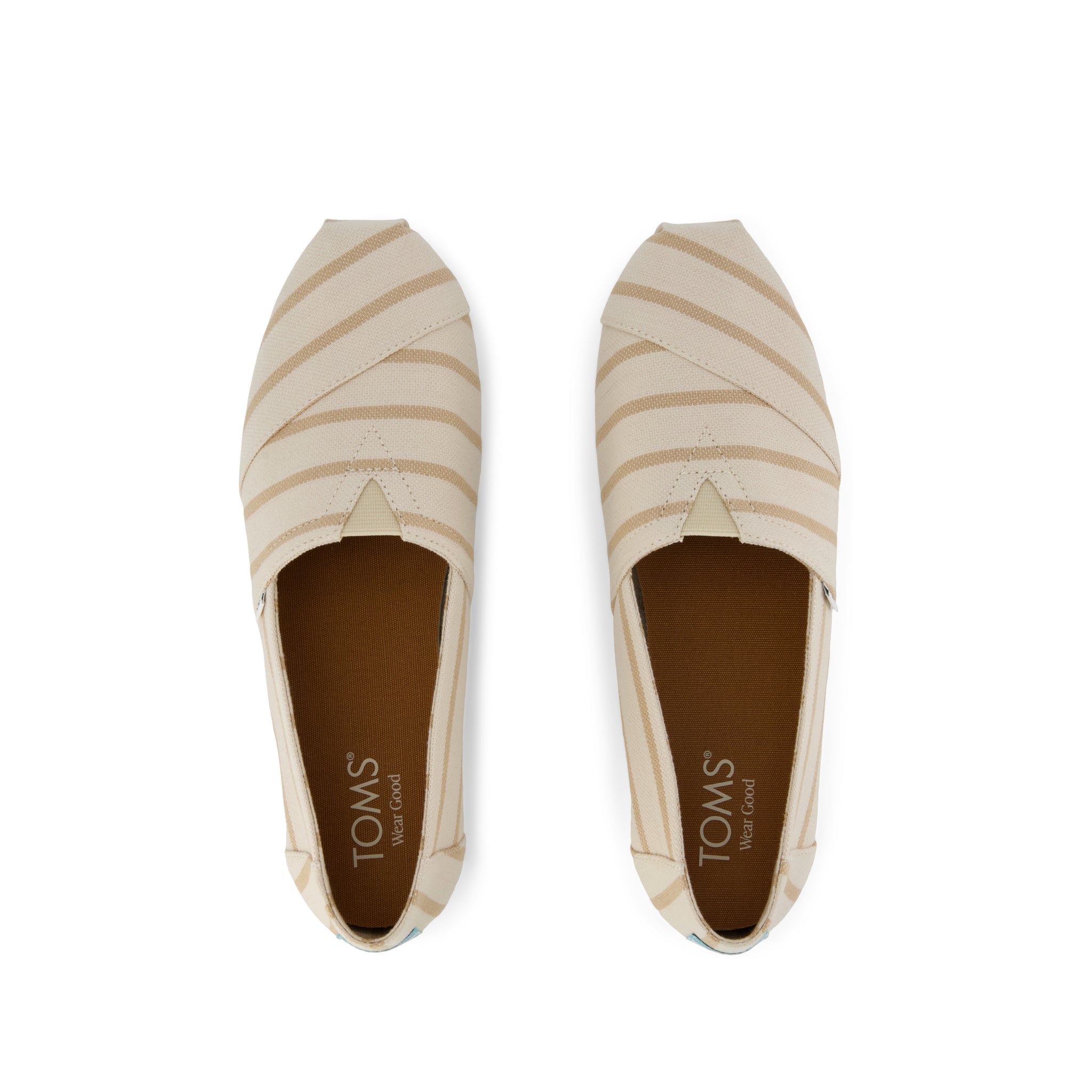 Alpargata Classic - Natural Riviera Stripe Top View
