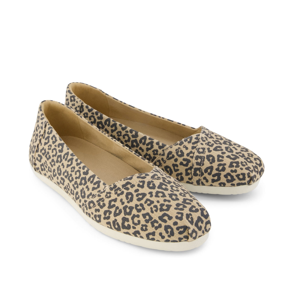 Womens Alpargata Ballet Flat Natural Leopard Spots – TOMS.com