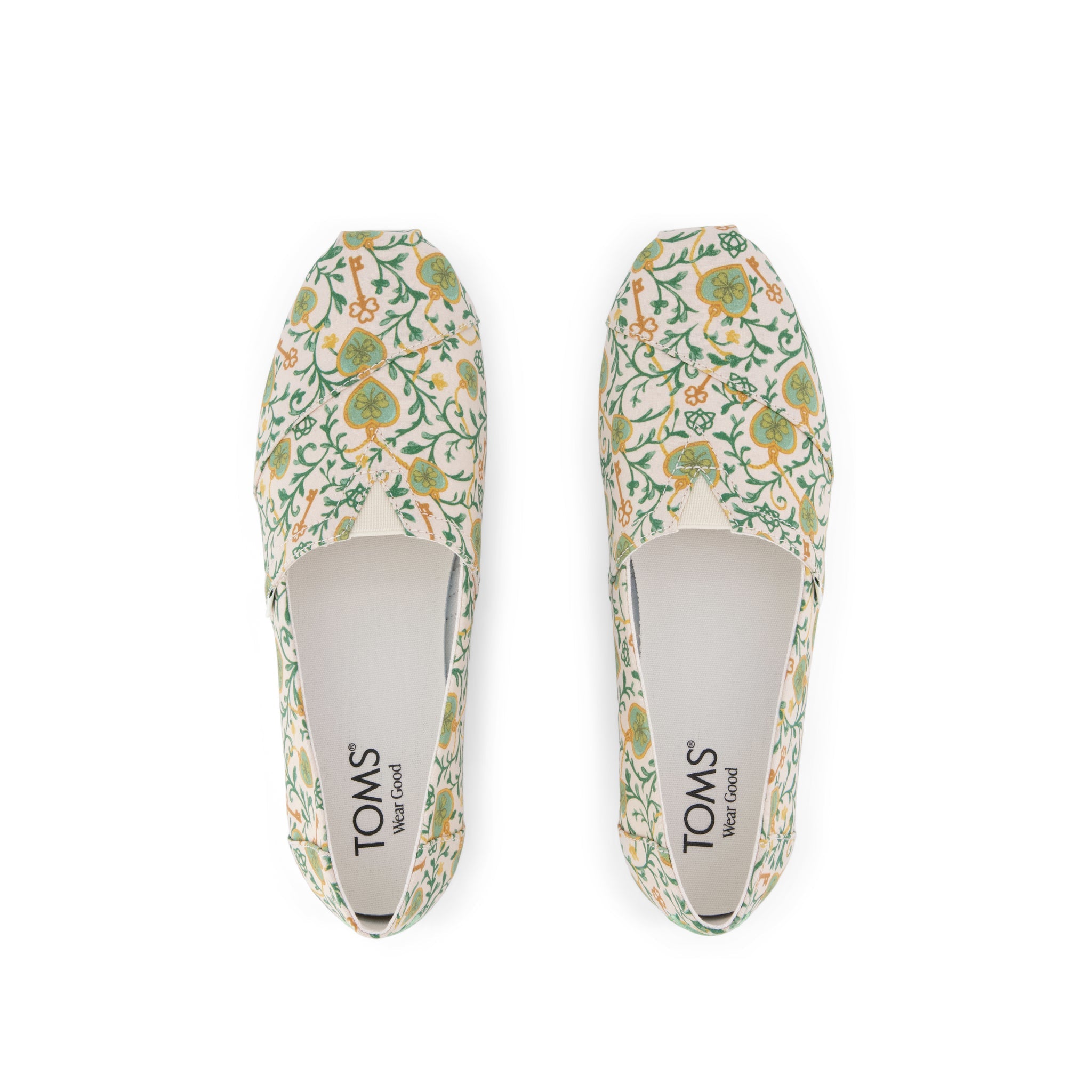 Alpargata Classic -  St Patrick's Day Novelty Print Top View