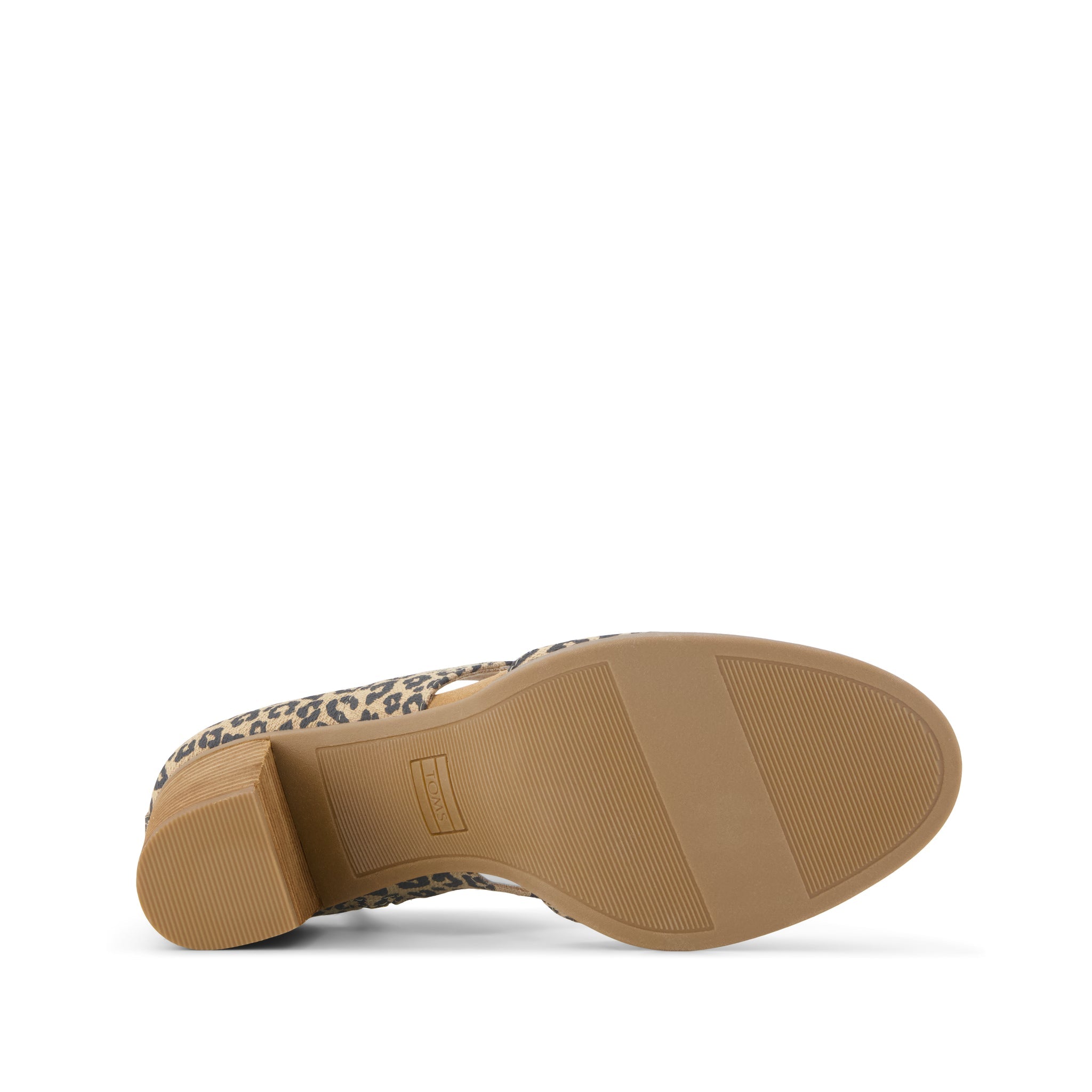 Milan Nova Heel - Leopard Print Bottom Sole View