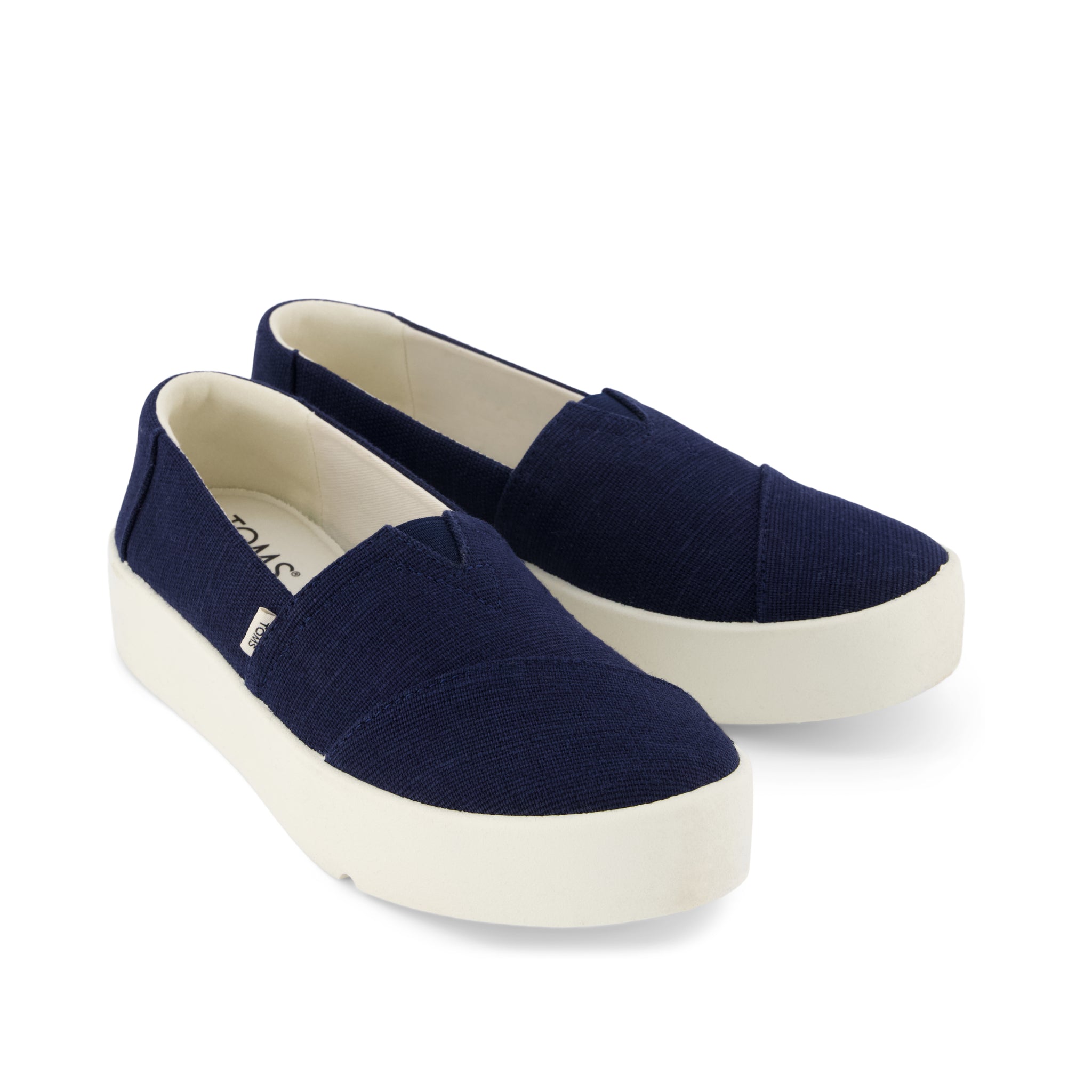 Womens Verona Slip On Sneaker Navy Heritage Canvas – TOMS.com