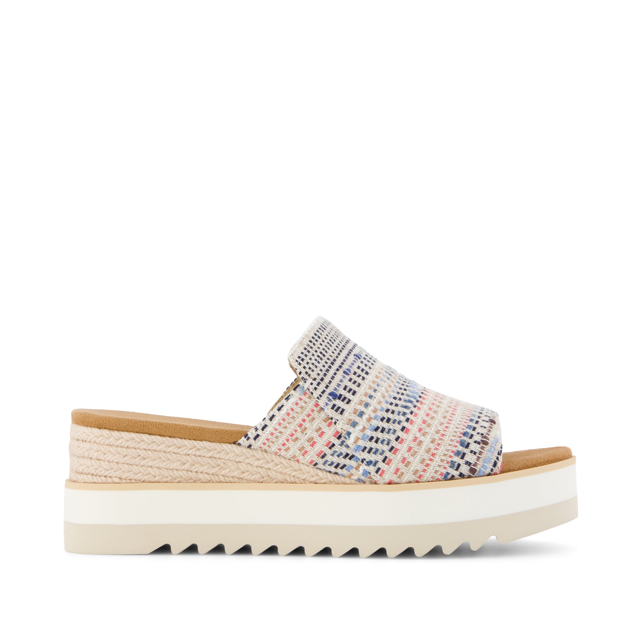 DIANA ミュシャ ミュール Womens Diana Mule Wedge Sandal Global Stripes – TOMS.com