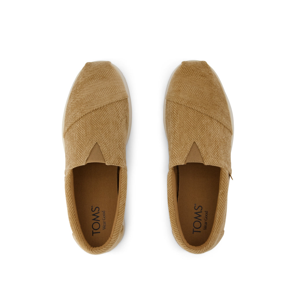 Alp FWD - Toffee Luxe Herringbone Top View