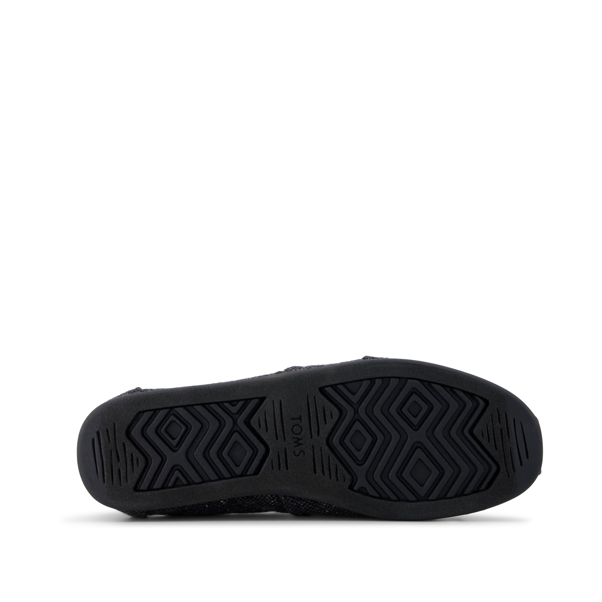 Alpargata Classic - Black Flecked Tweed Bottom Sole View