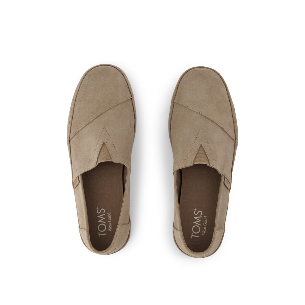 Alpargata Premium - Water Resistant Dune Suede Top View