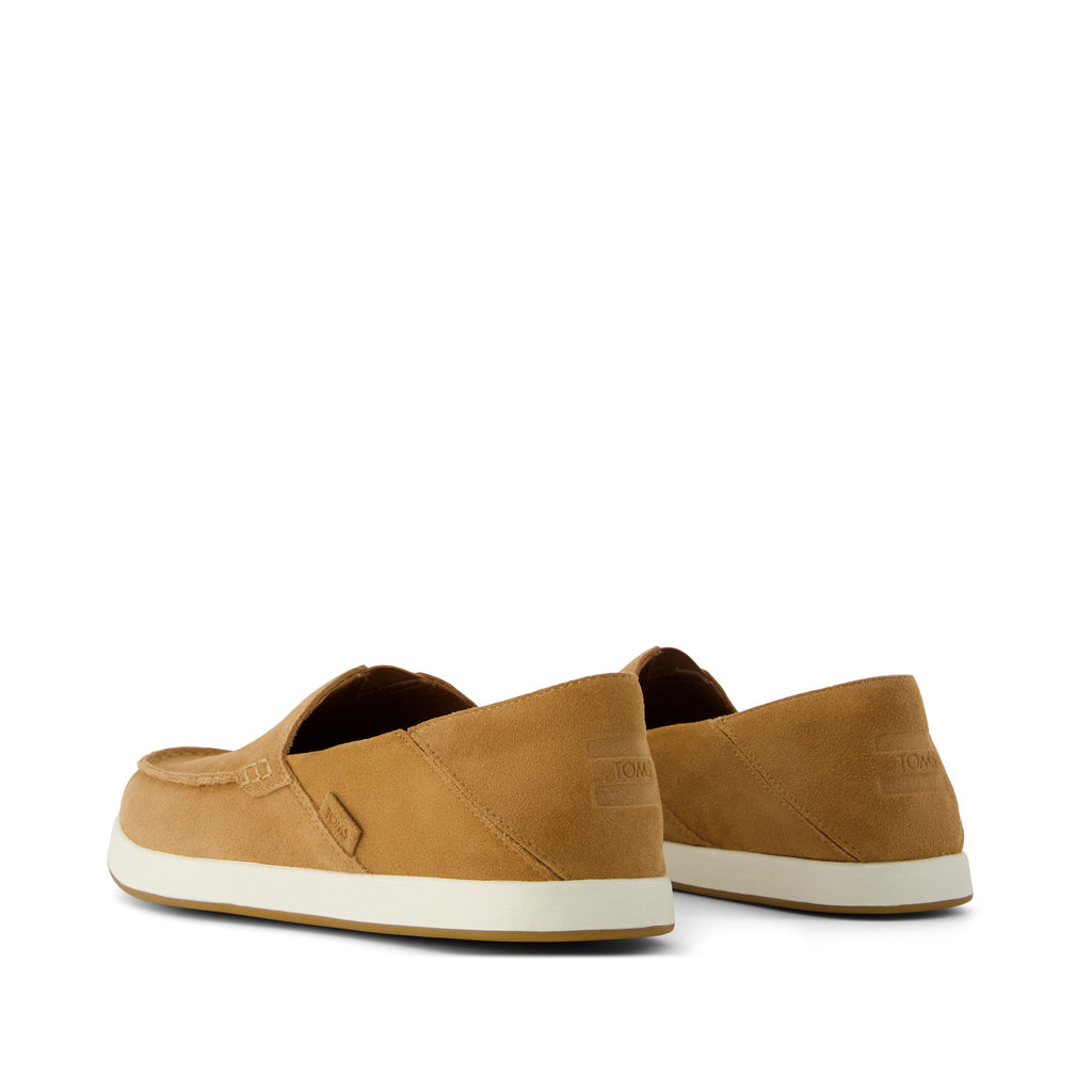 Alonso Rope Loafer - Tan Suede Back View