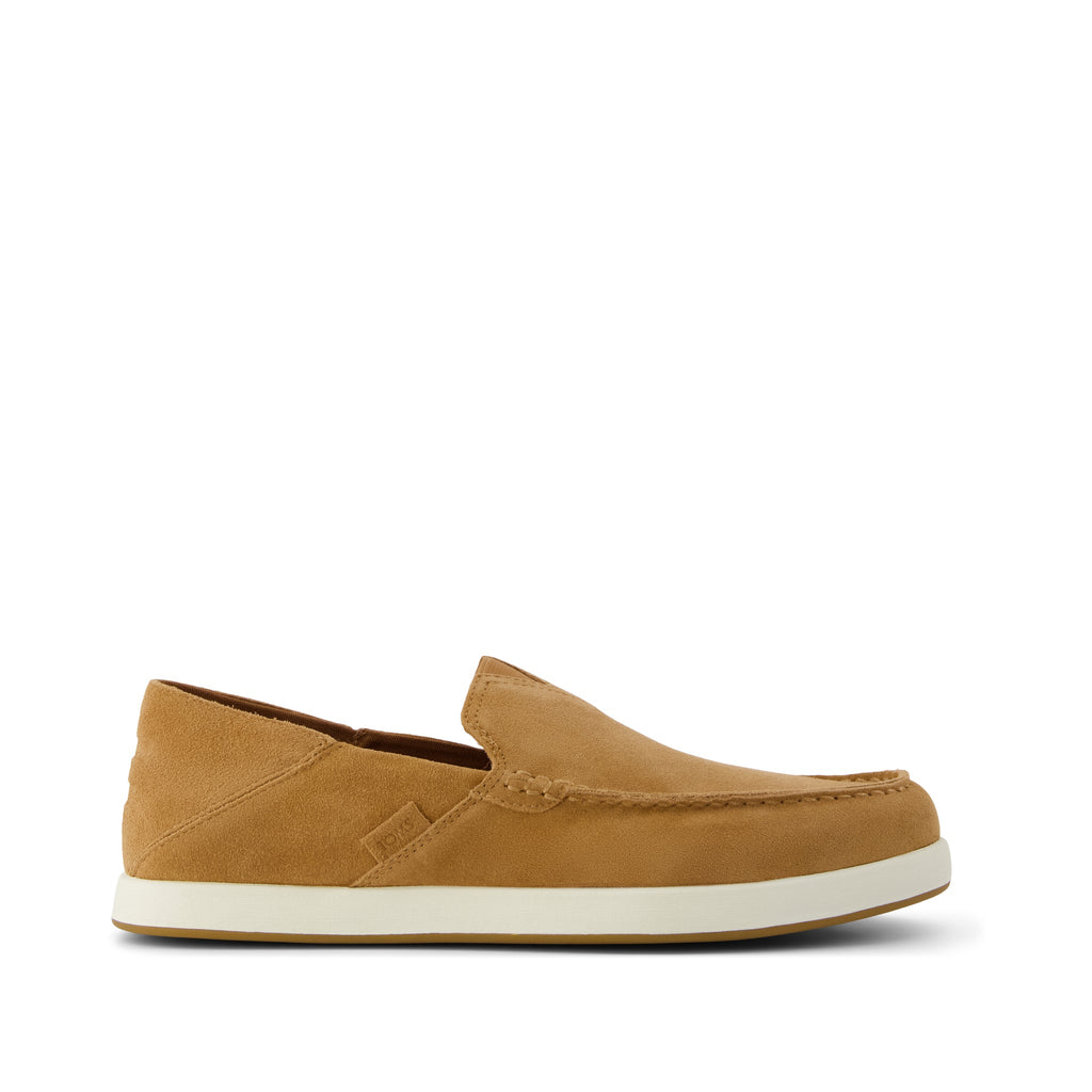 Alonso Rope Loafer - Tan Suede Side View
