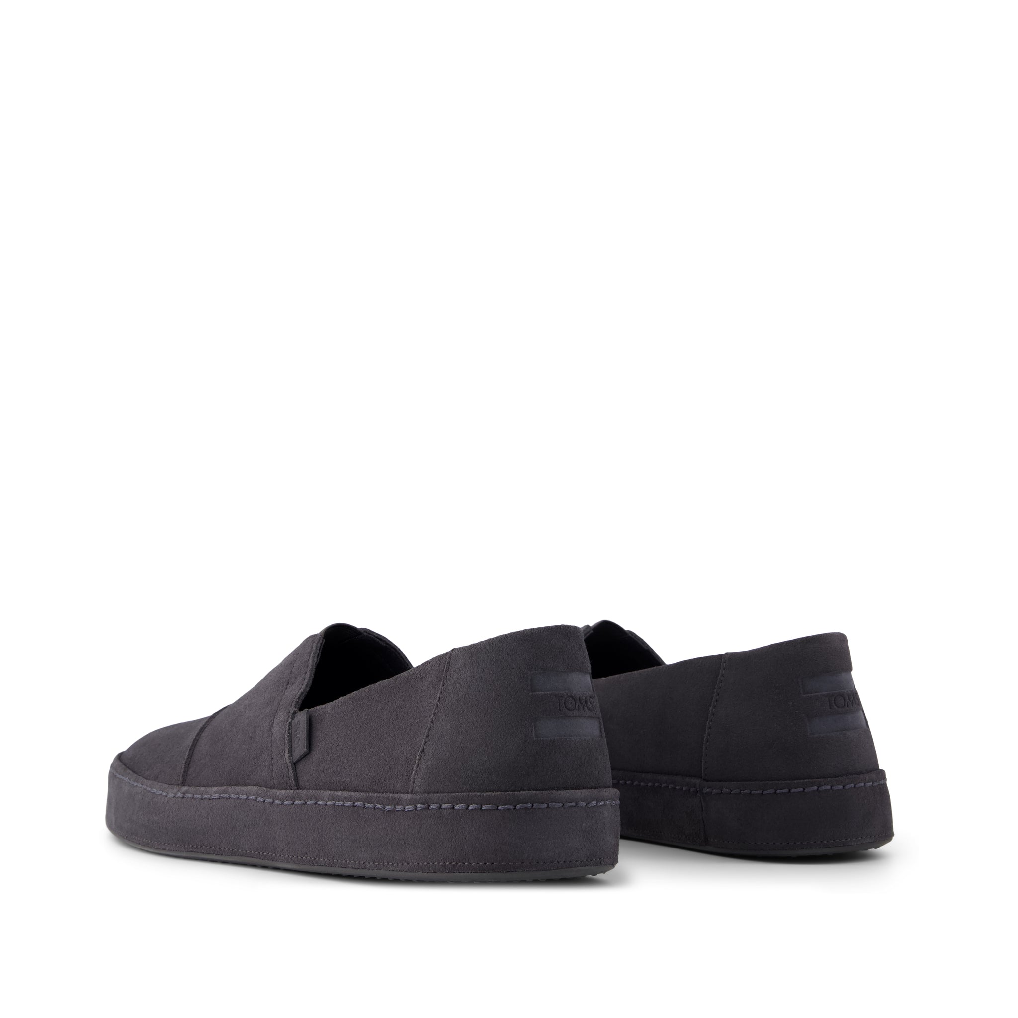 Alpargata Premium - Water Resistant Forged Iron Suede Back View