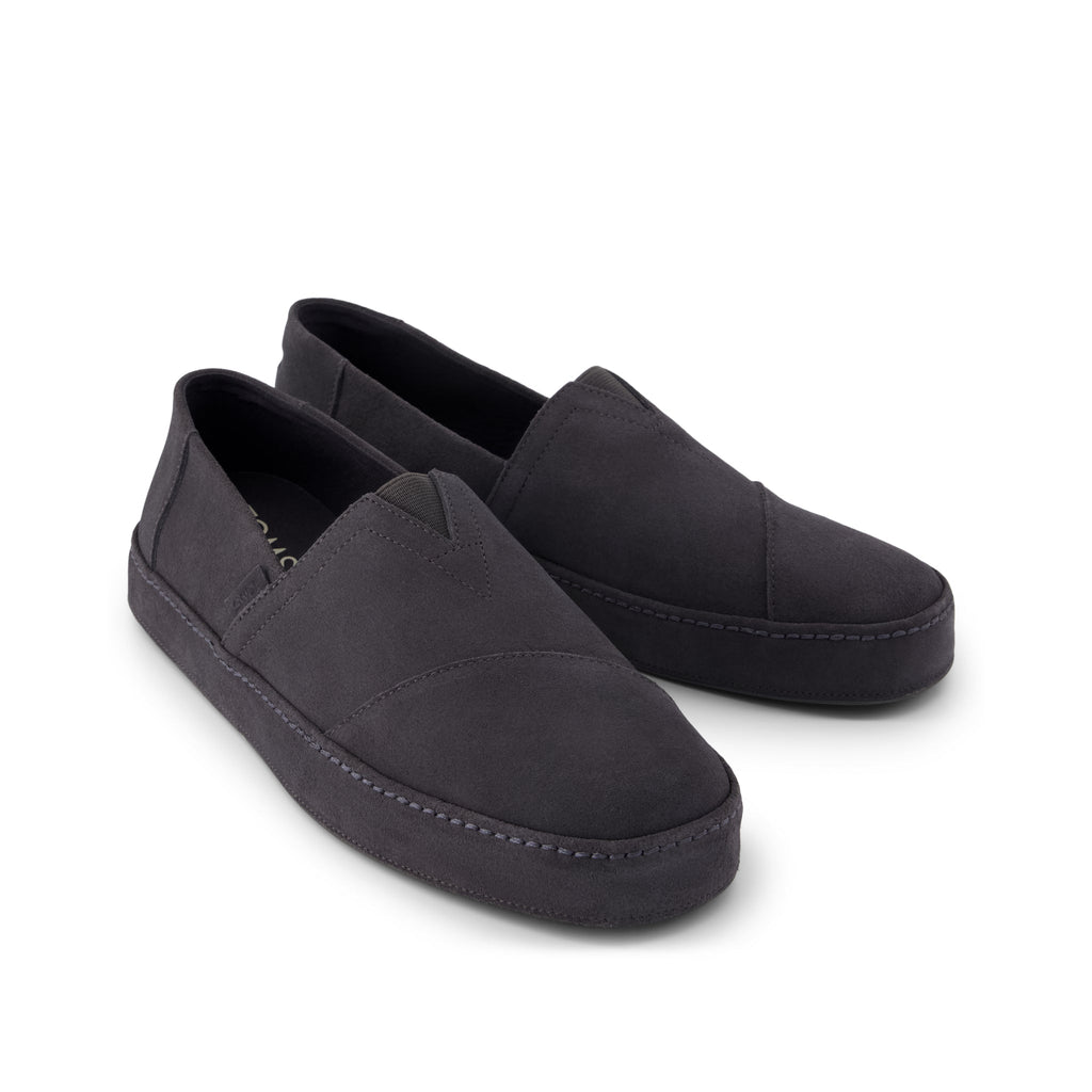Alpargata Premium - Water Resistant Forged Iron Suede Front View