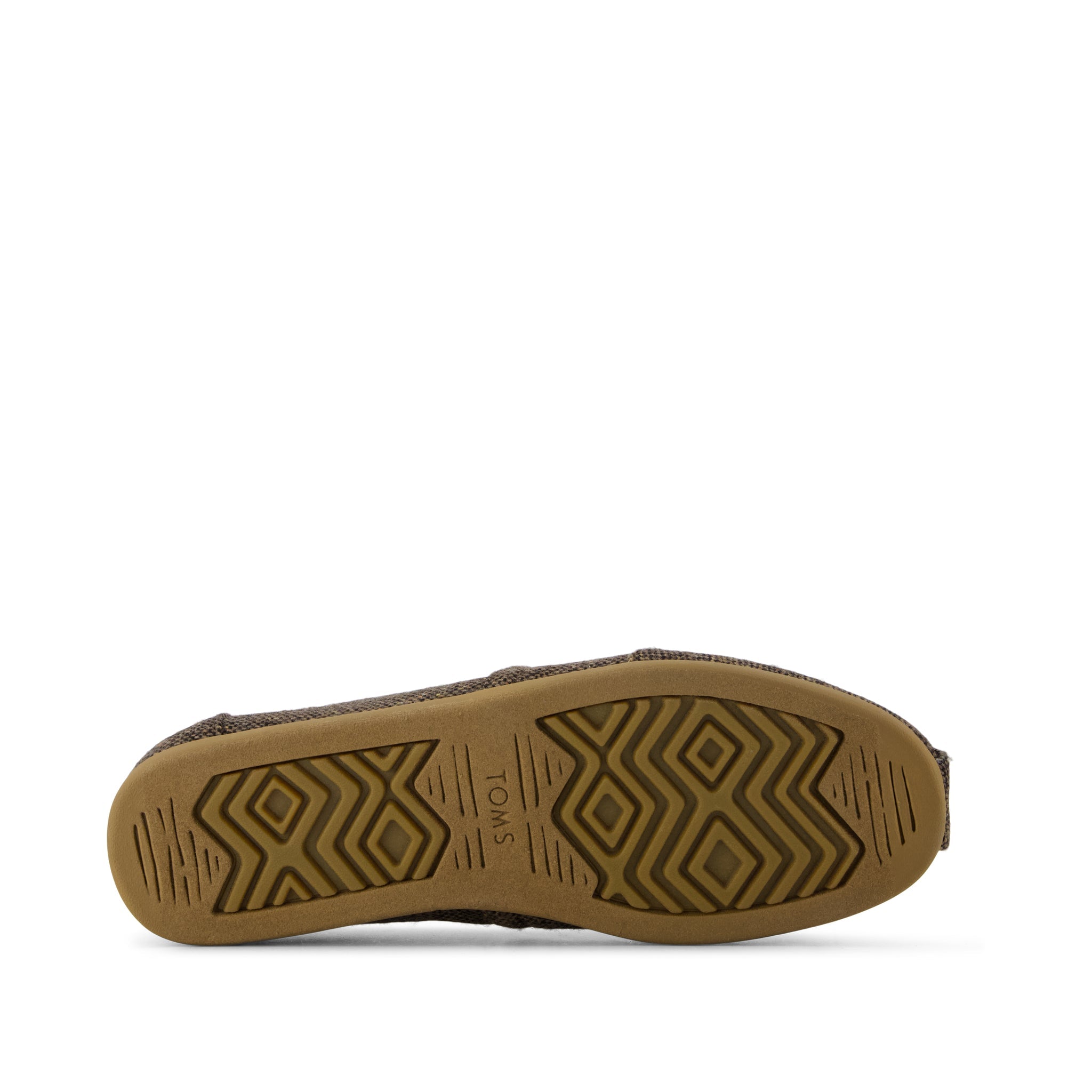 Alpargata Classic - Chocolate Brown Flecked Tweed Bottom Sole View