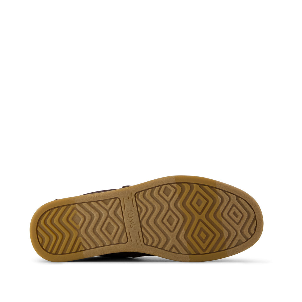 Alp FWD - Chocolate Brown Recycled Cotton Canvas Bottom Sole View