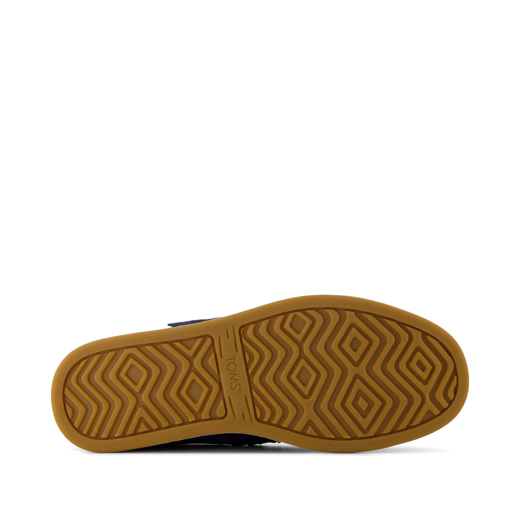 Alonso Rope Loafer - Navy Suede Bottom Sole View