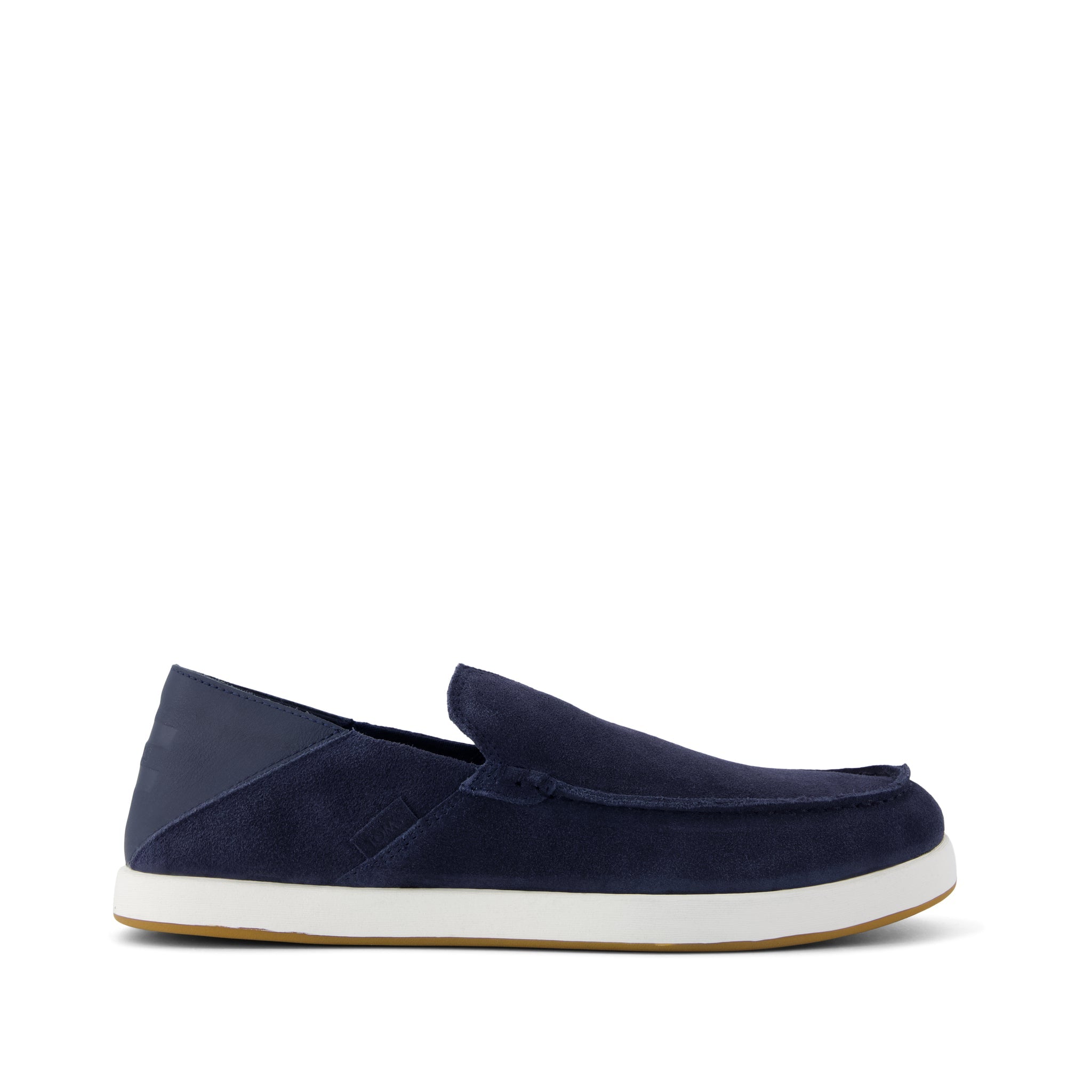 Alonso Rope Loafer - Navy Suede Side View