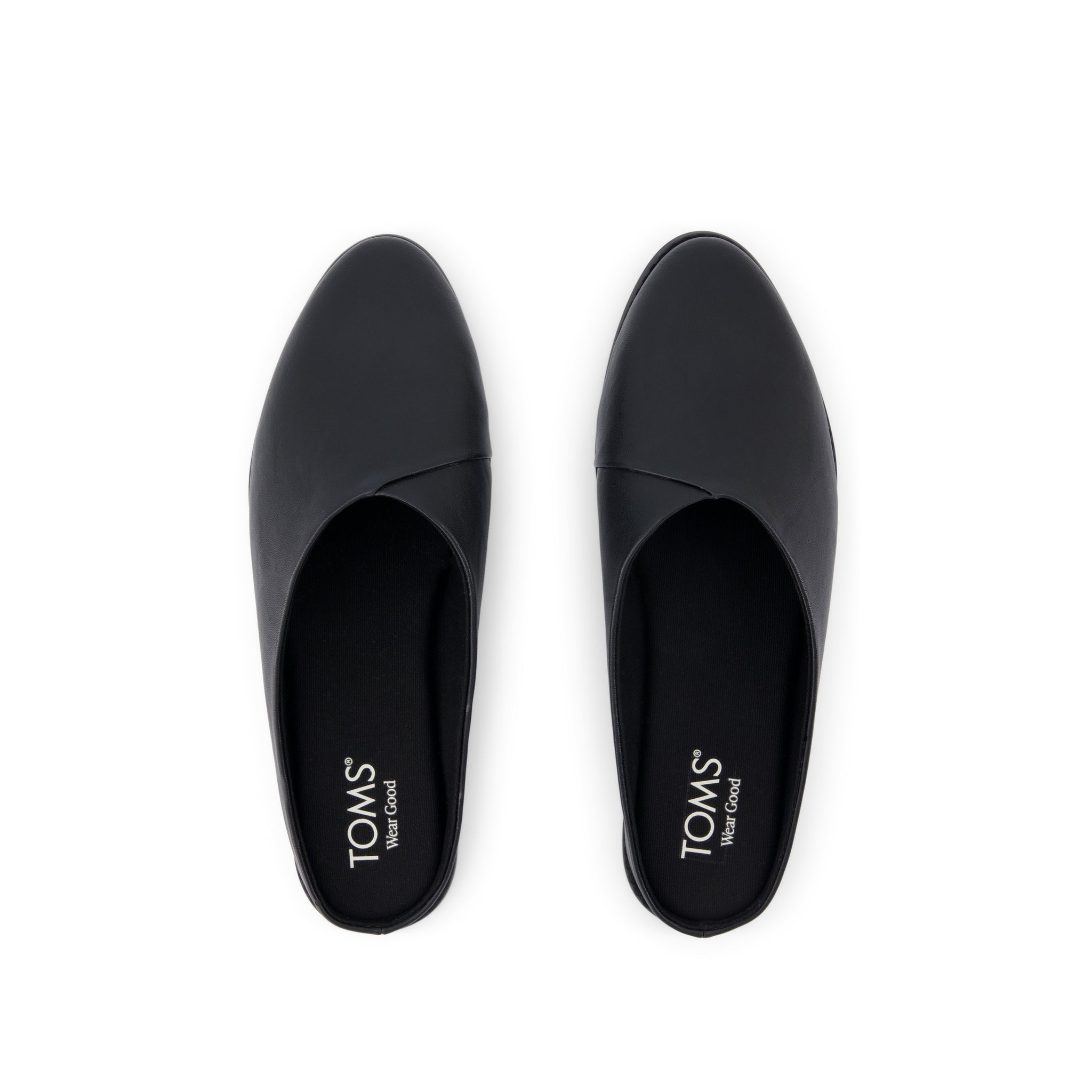 Womens Amelia Mule Black Faux Leather – TOMS.com