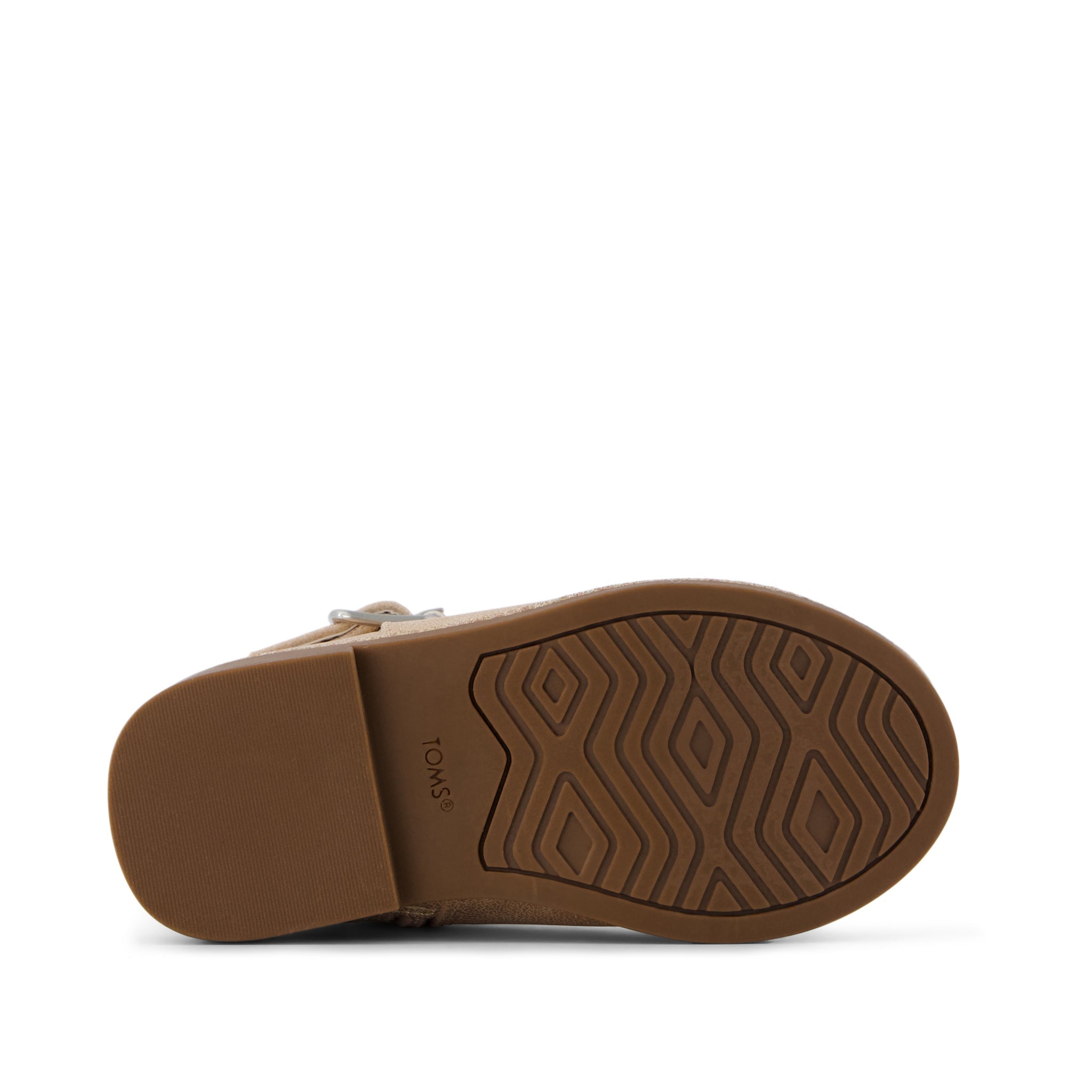 Mia Toddler Boot - Seashell Metallic Faux Leather Bottom Sole View