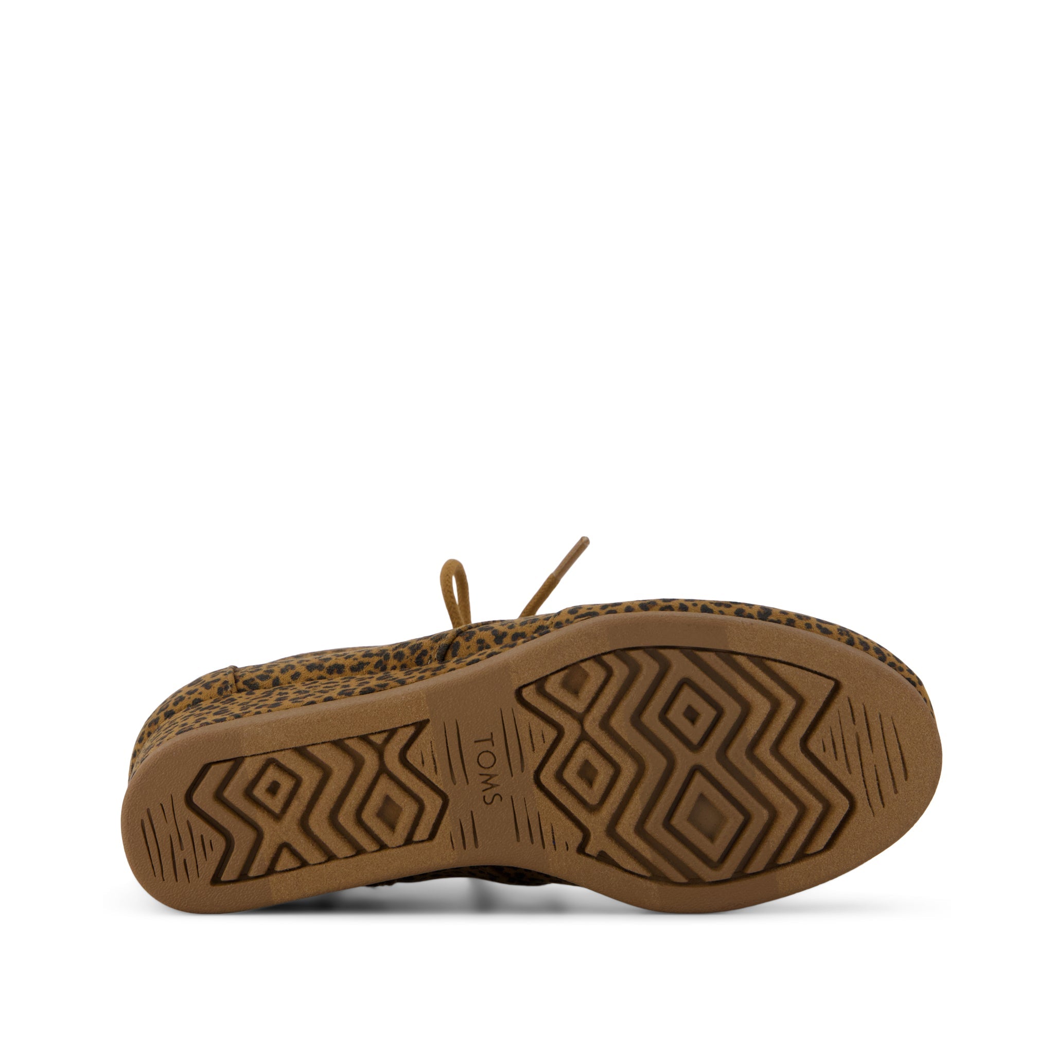 Desert Wedge Kids Boot - Toffee Micro Leopard Bottom Sole View