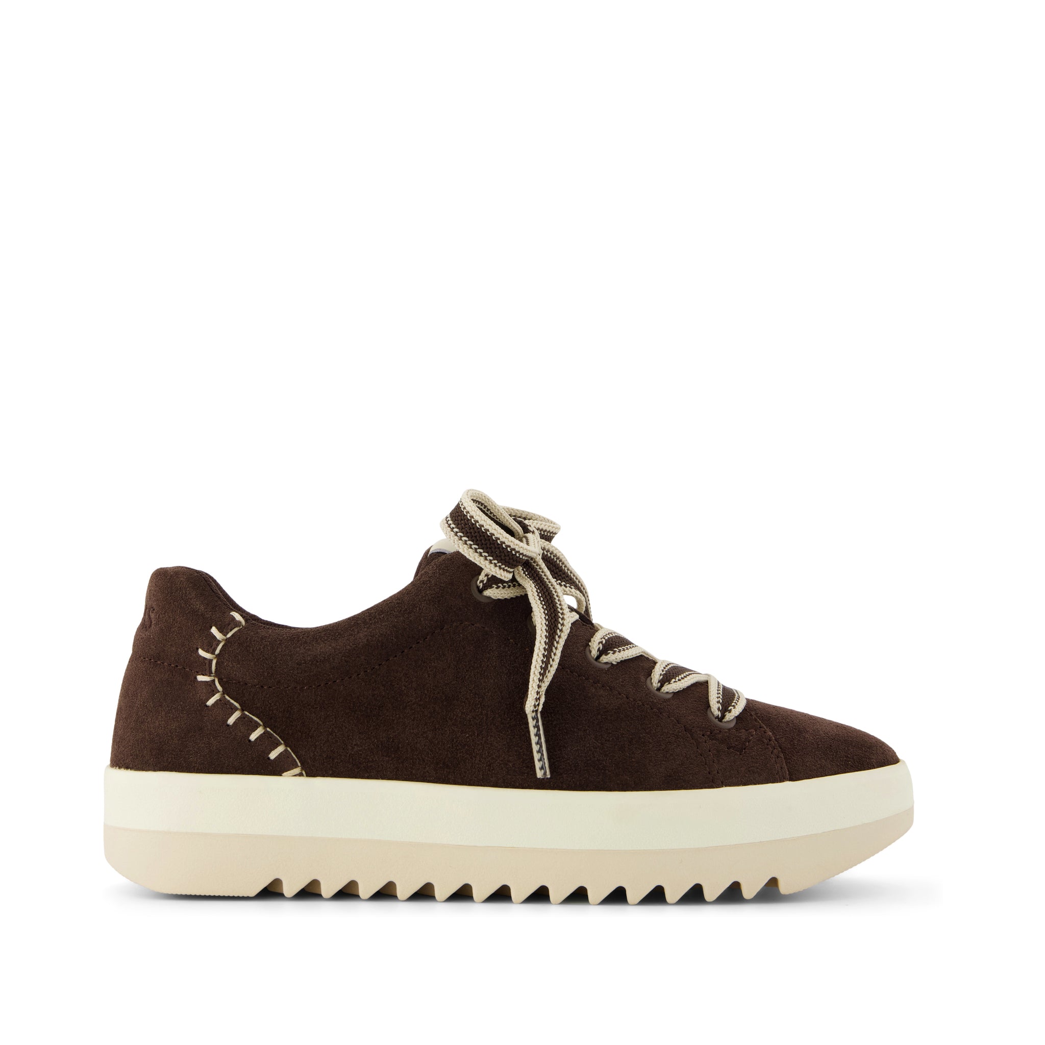 Womens Rea Lace-Up Platform Sneaker Chocolate Brown Suede – TOMS.com