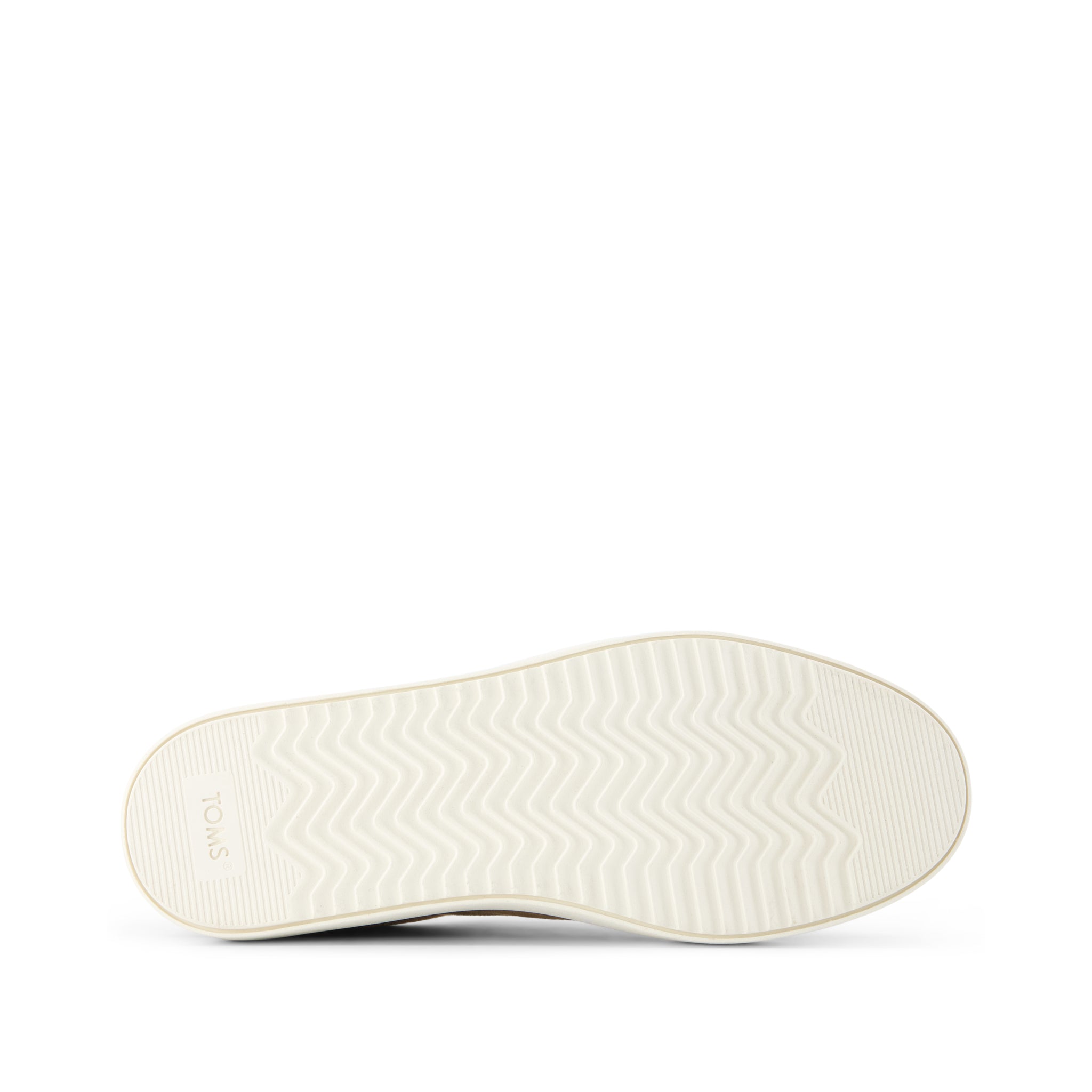 Izzy Lace-Up Sneaker - Taupe Premium Microfiber Suede Bottom Sole View