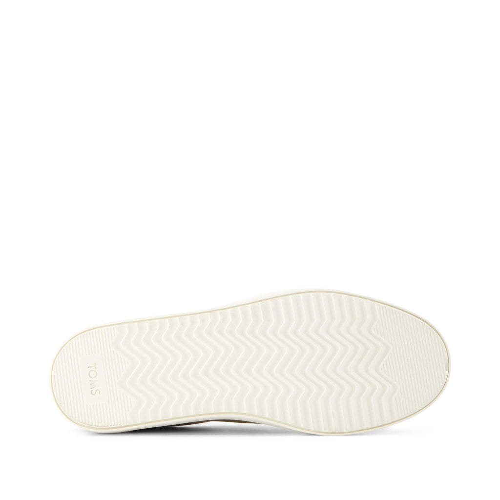 Emily Slip On Sneaker - Taupe Premium Microfiber Suede Bottom Sole View
