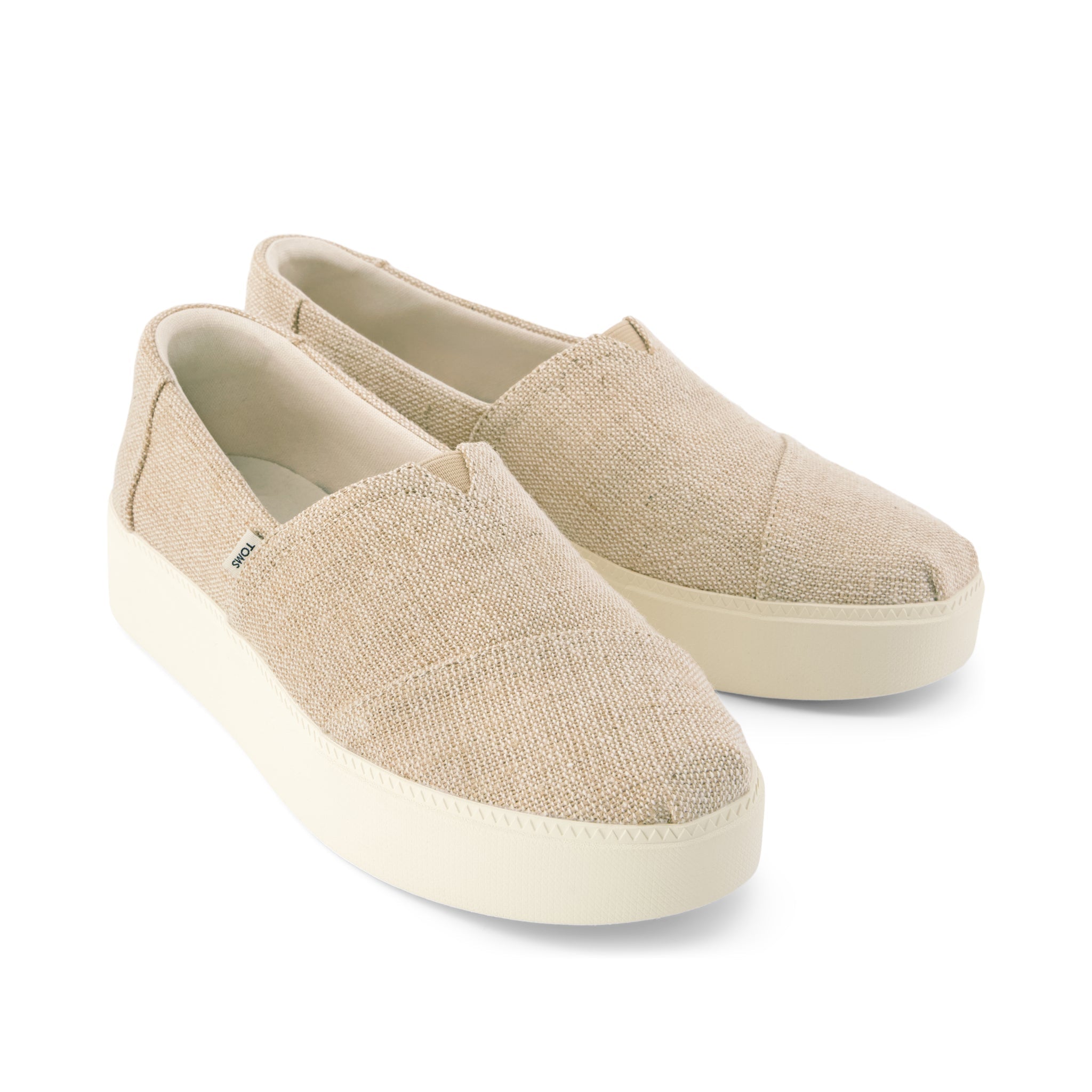 leinwande mohair mixed fringetops ベージュ Womens Asher Platform Slip On Sneaker Natural Undyed Heritage
