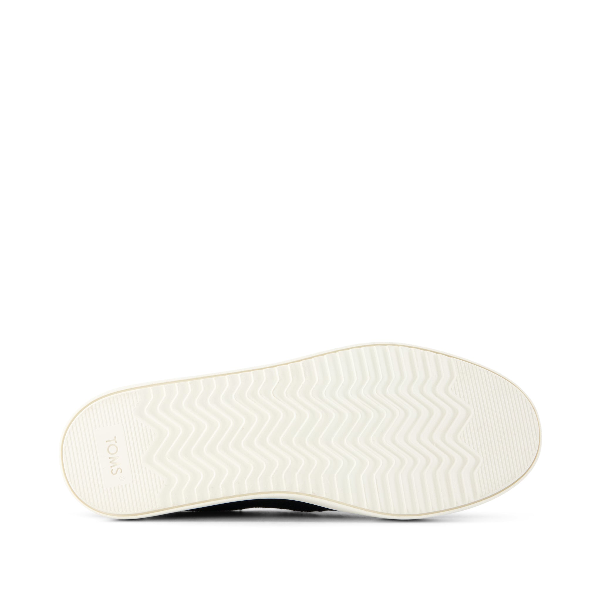 Emily Slip On Sneaker - Black Heritage Canvas Bottom Sole View