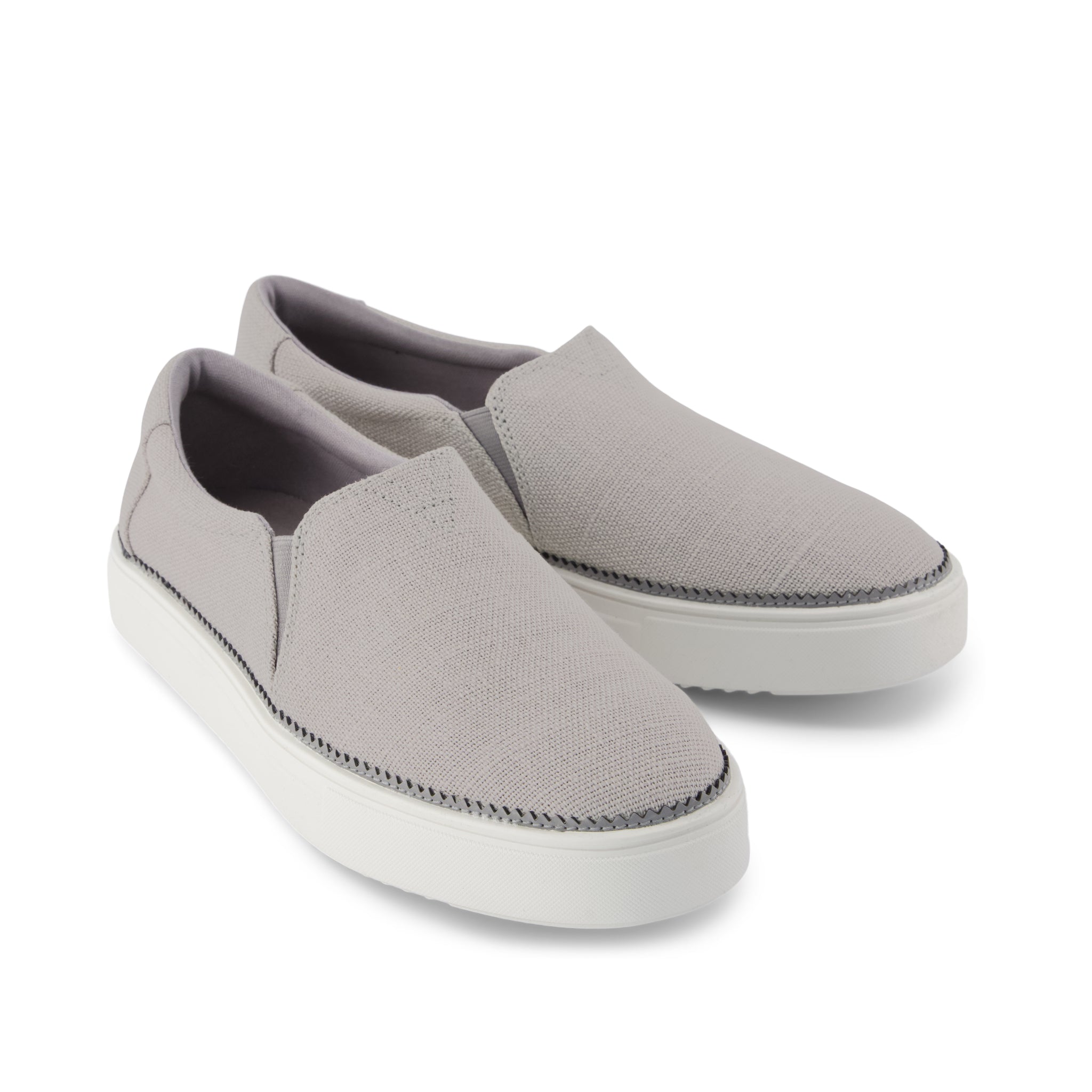 Nameless ドレスシューズ グレー Womens Emily Slip On Sneaker Drizzle Grey Heritage Canvas – TOMS.com