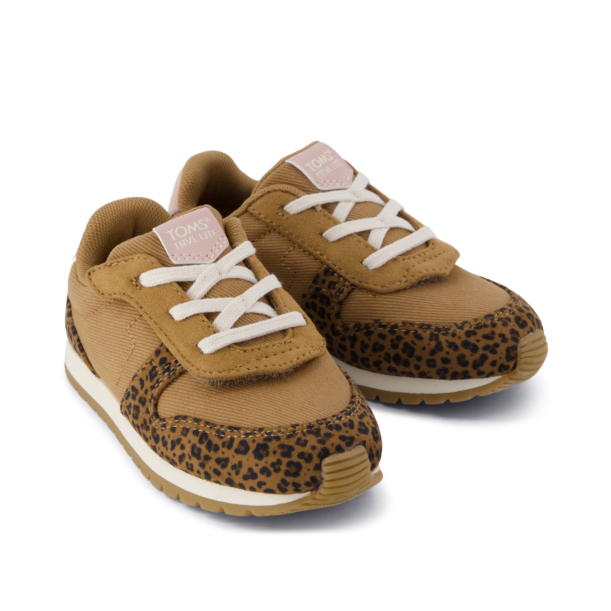 TRVL LITE Retro Runner Toddler Sneaker Water Repellent Toffee