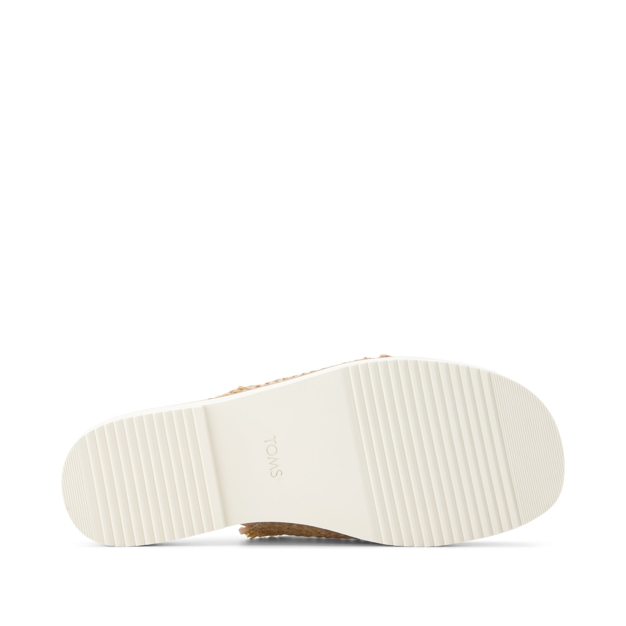 Womens Mae Crossover Slide Sandal Natural Metallic Rafia – TOMS.com