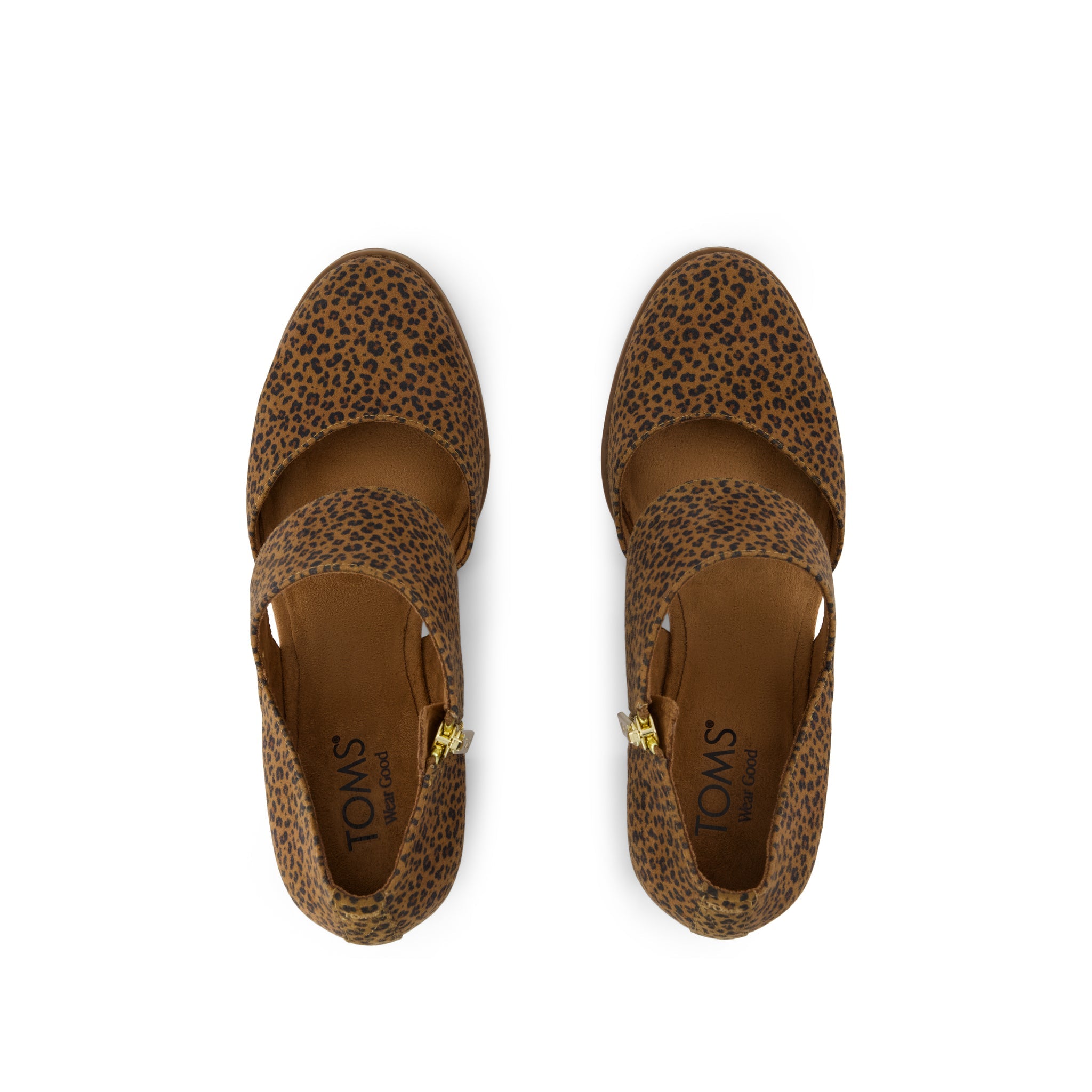 Womens Milan Nova Heel Toffee Leopard Print – TOMS.com