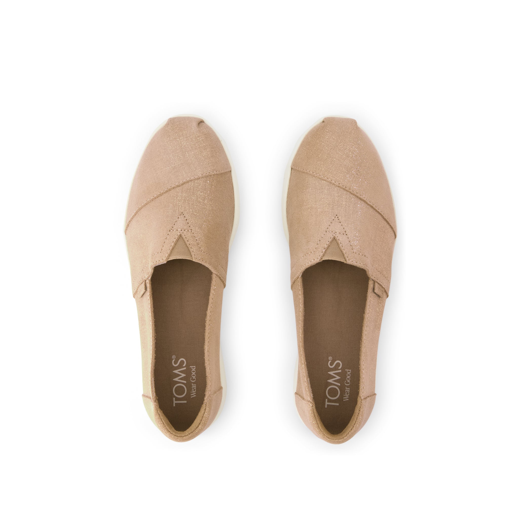 Womens Alpargata Plus Bronze Metallic Crosshatch Suede – TOMS.com