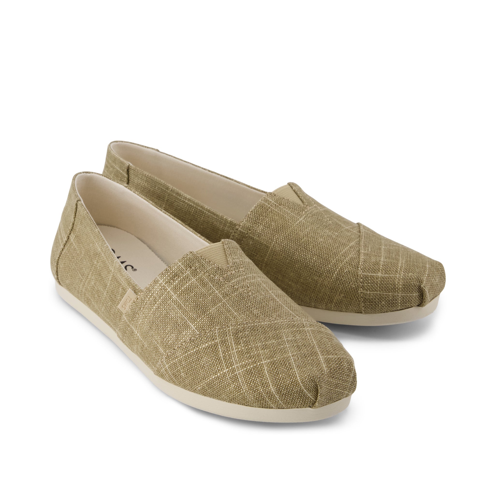 Womens Alpargata Classic Gold Shimmer Crosshatch – TOMS.com