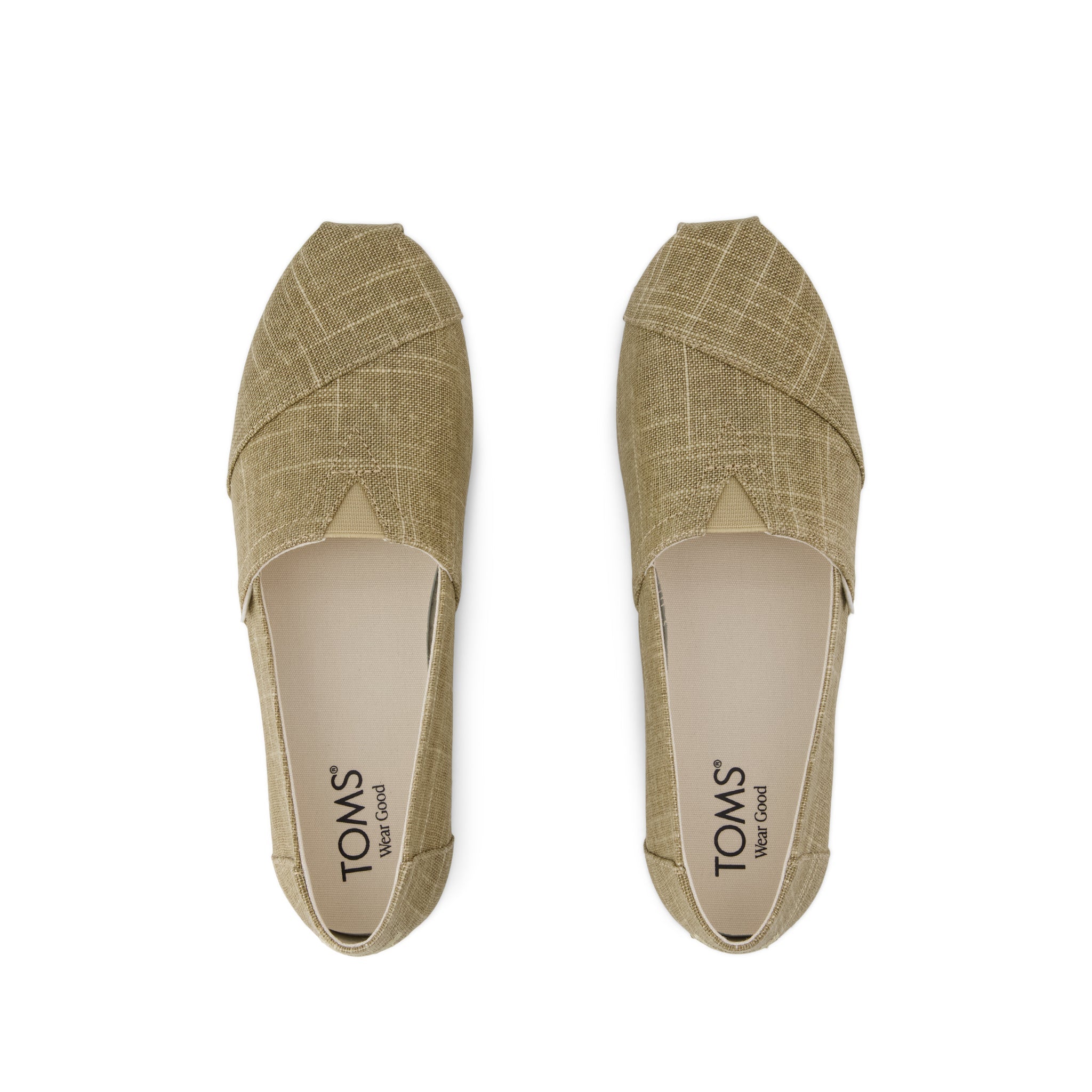 Womens Alpargata Classic Gold Shimmer Crosshatch – TOMS.com