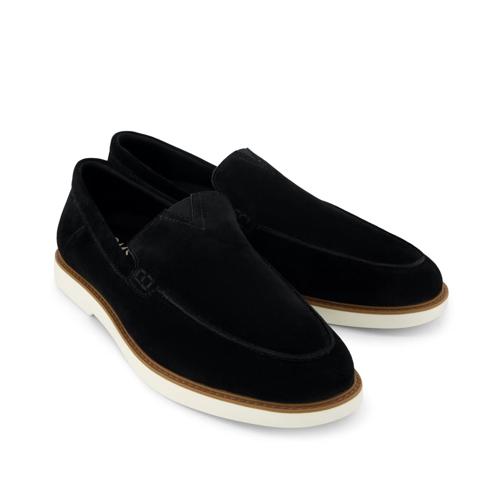 Mens Marcos Loafer Black Suede