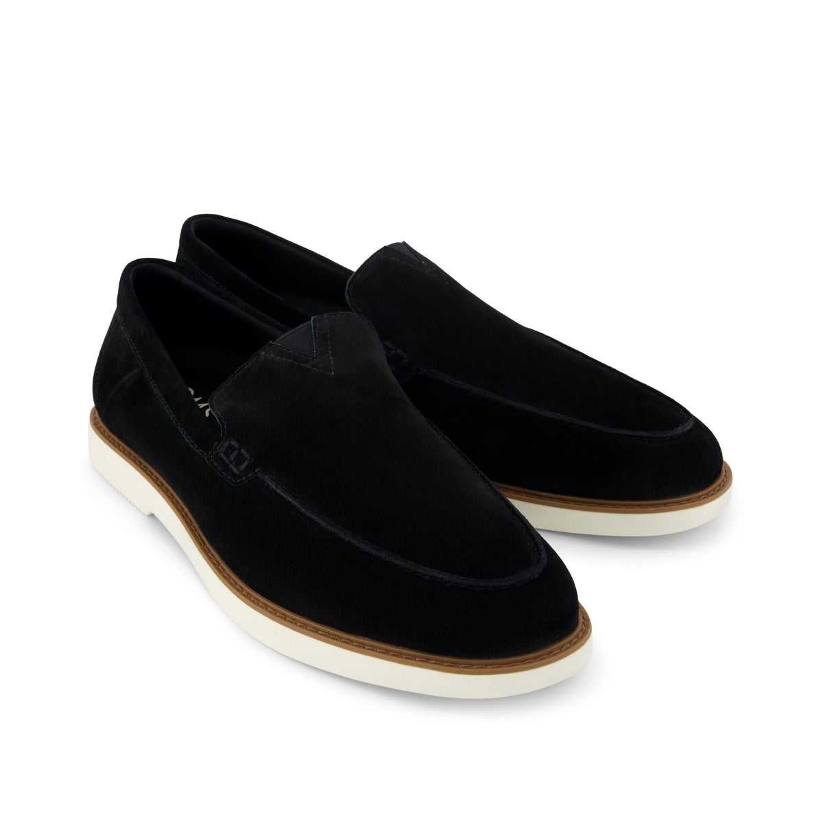 Mens Marcos Loafer Black Suede