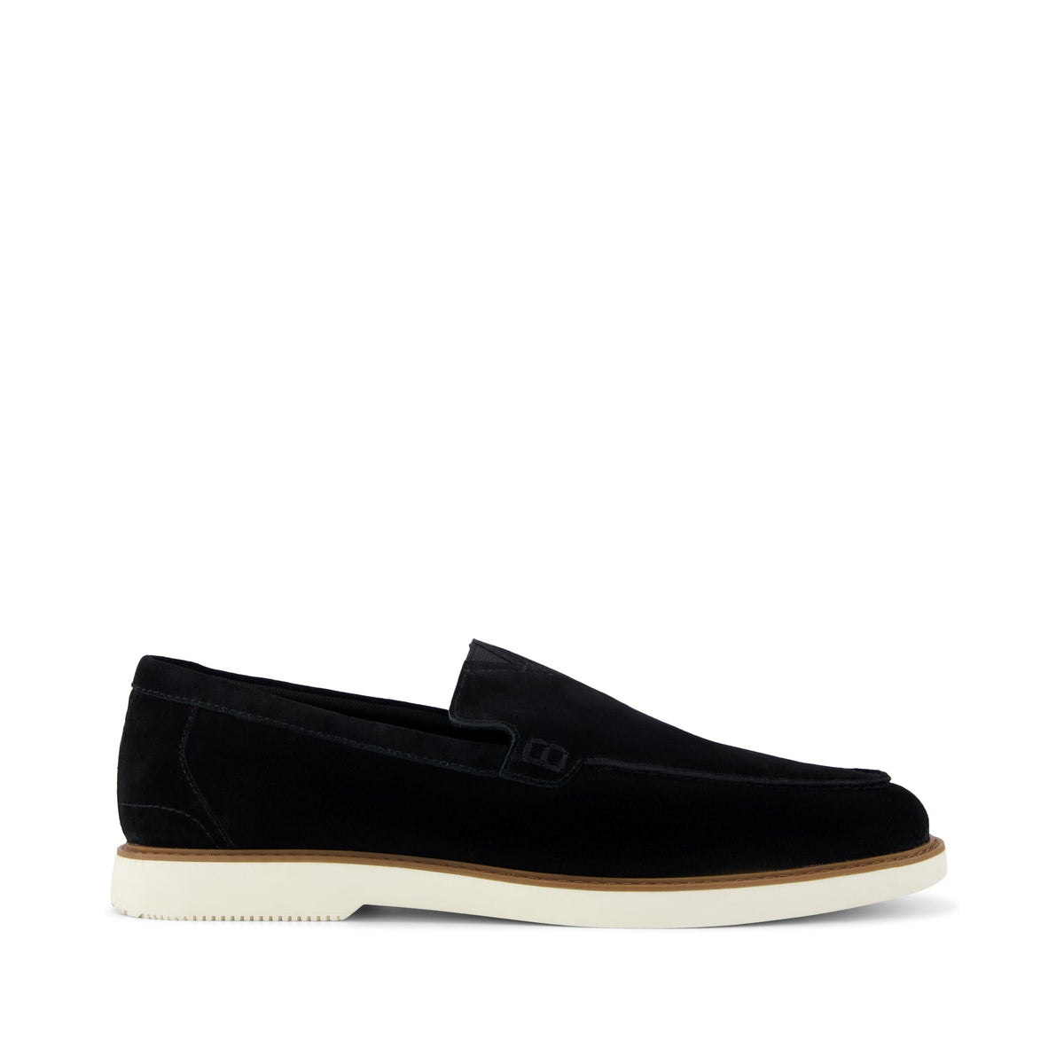 Mens Marcos Loafer Black Suede