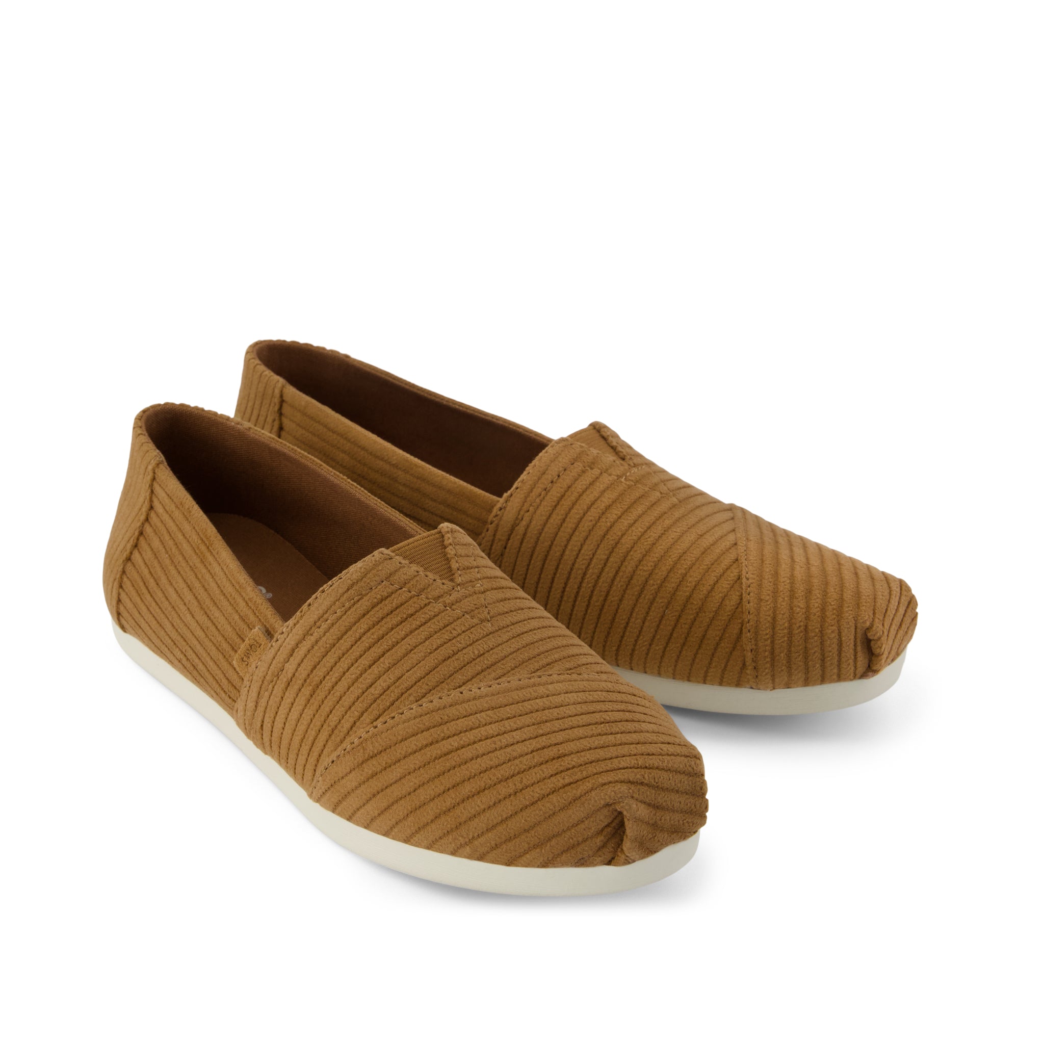 Alpargata Classic - Tan Cordurory Front View