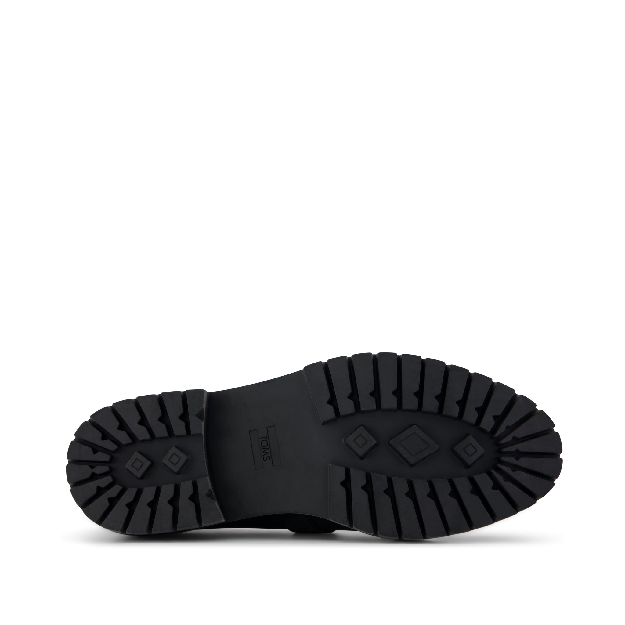 Cara Mary Jane Loafer - Black Nubuck Leather Bottom Sole View